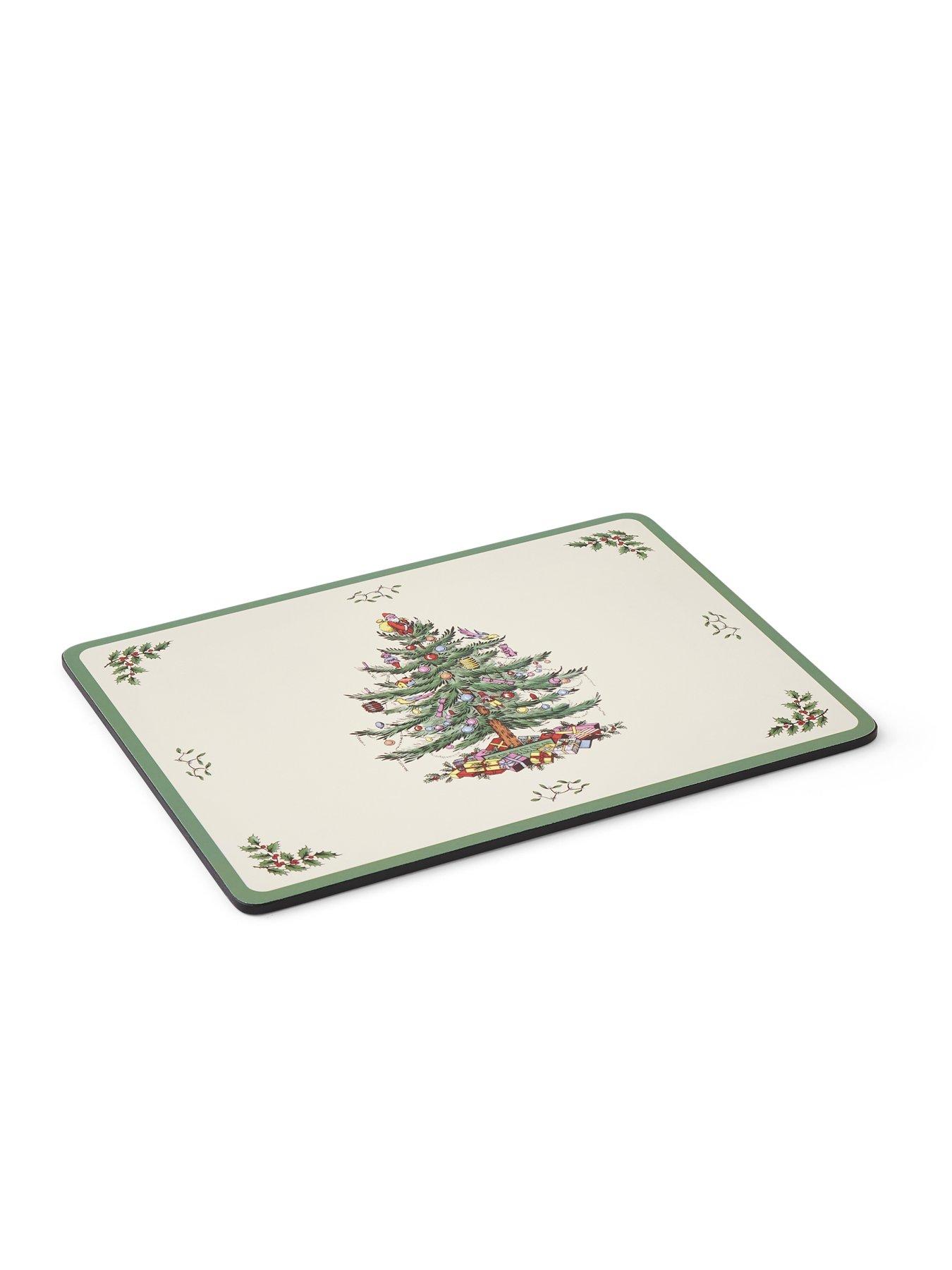 Image 4 of 7 of Spode Christmas Tree Coasters And Placemats