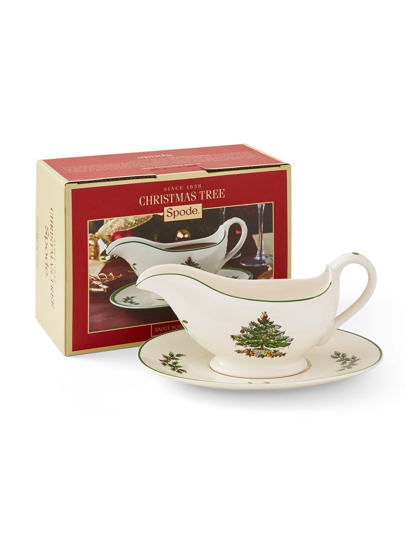 Image 6 of 6 of Spode Christmas Tree Sauce Boat & Stand