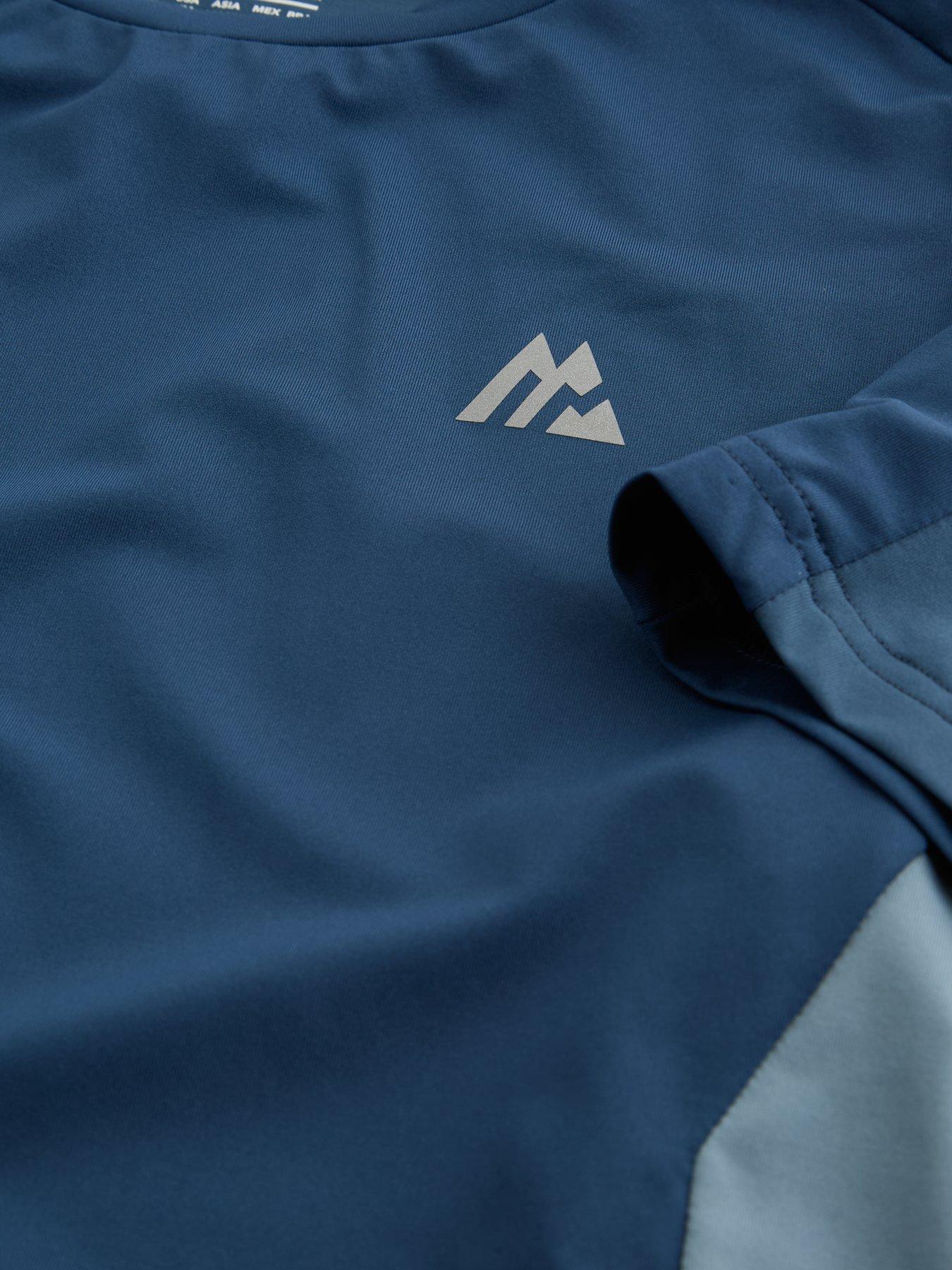 Image 3 of 4 of Montirex Boys Altrus Colour Block Stretch T-Shirt - Blue