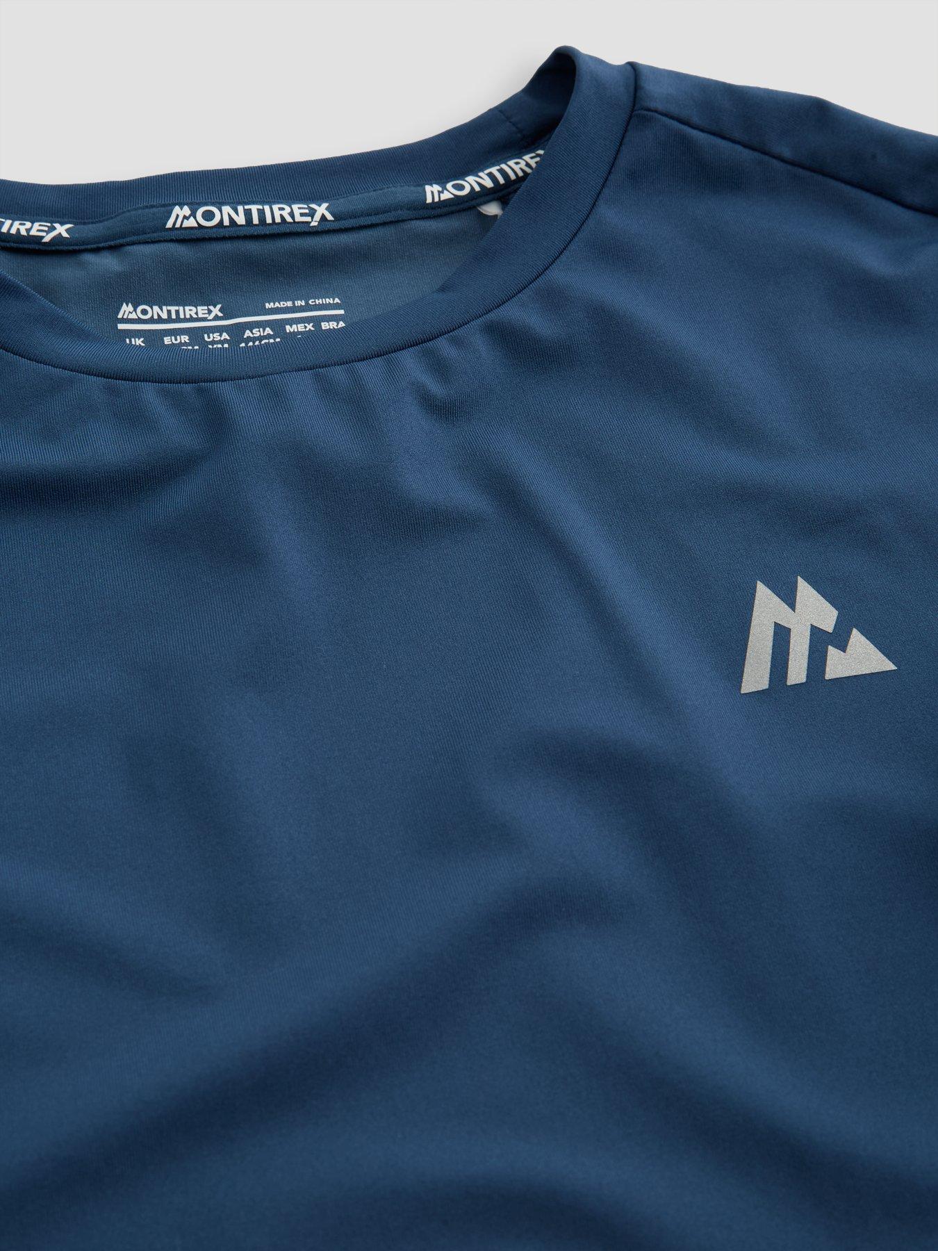 Image 4 of 4 of Montirex Boys Altrus Colour Block Stretch T-Shirt - Blue