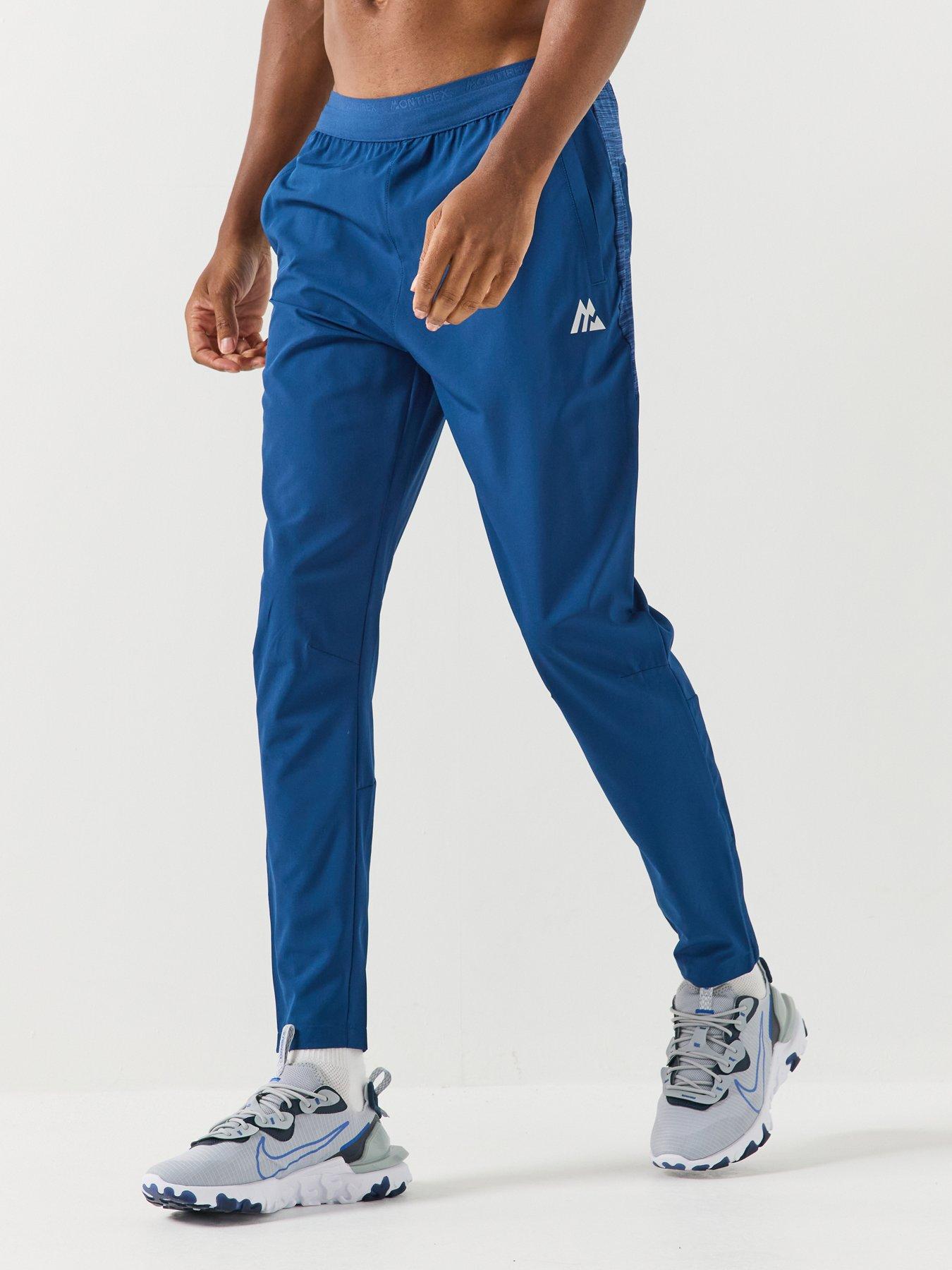 Image 1 of 6 of Montirex Mens Stretch Panelled Running Pants - Navy
