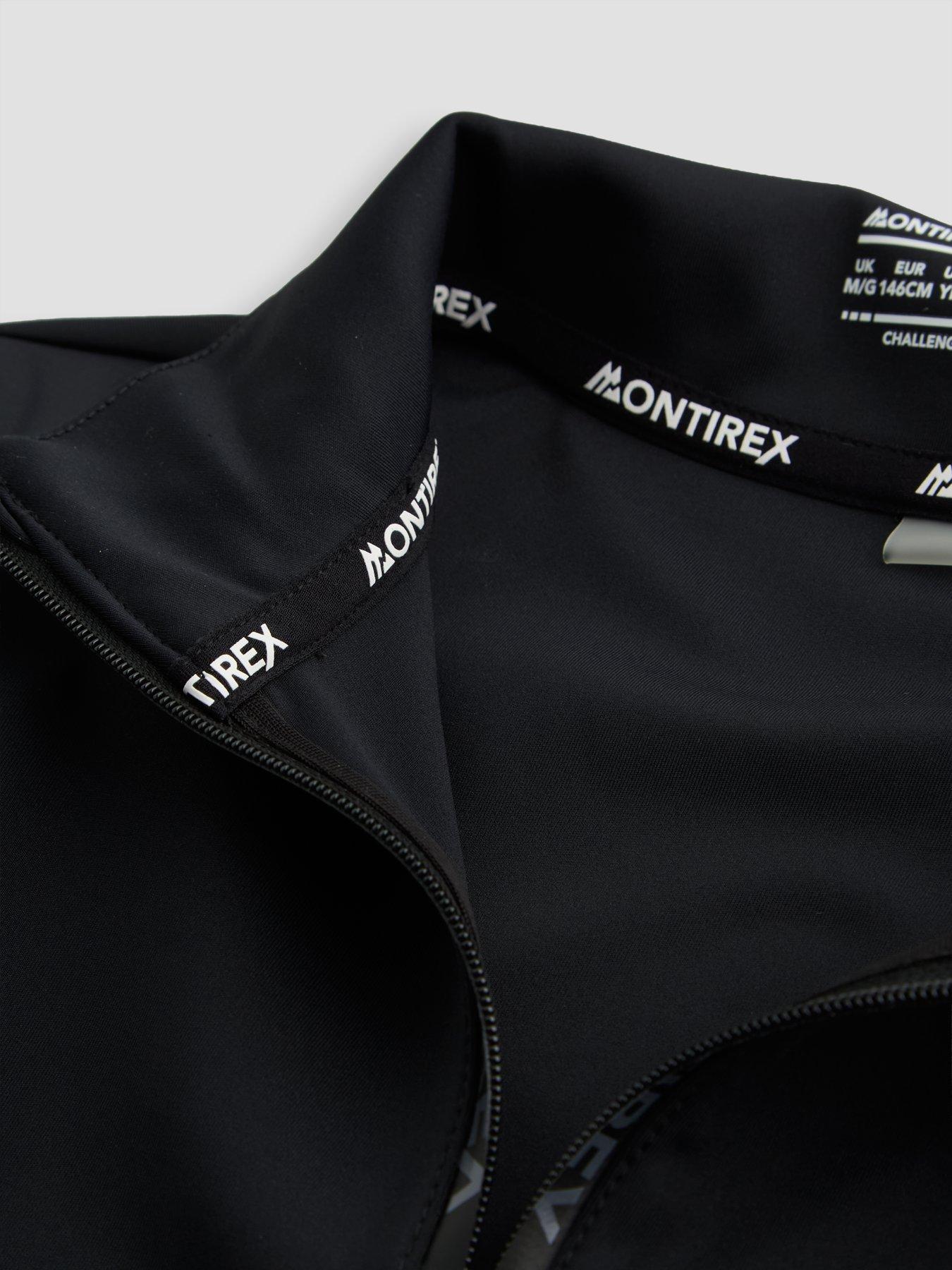 Image 4 of 4 of Montirex Girls Icon Stretch 1/4 Zip Top - Black