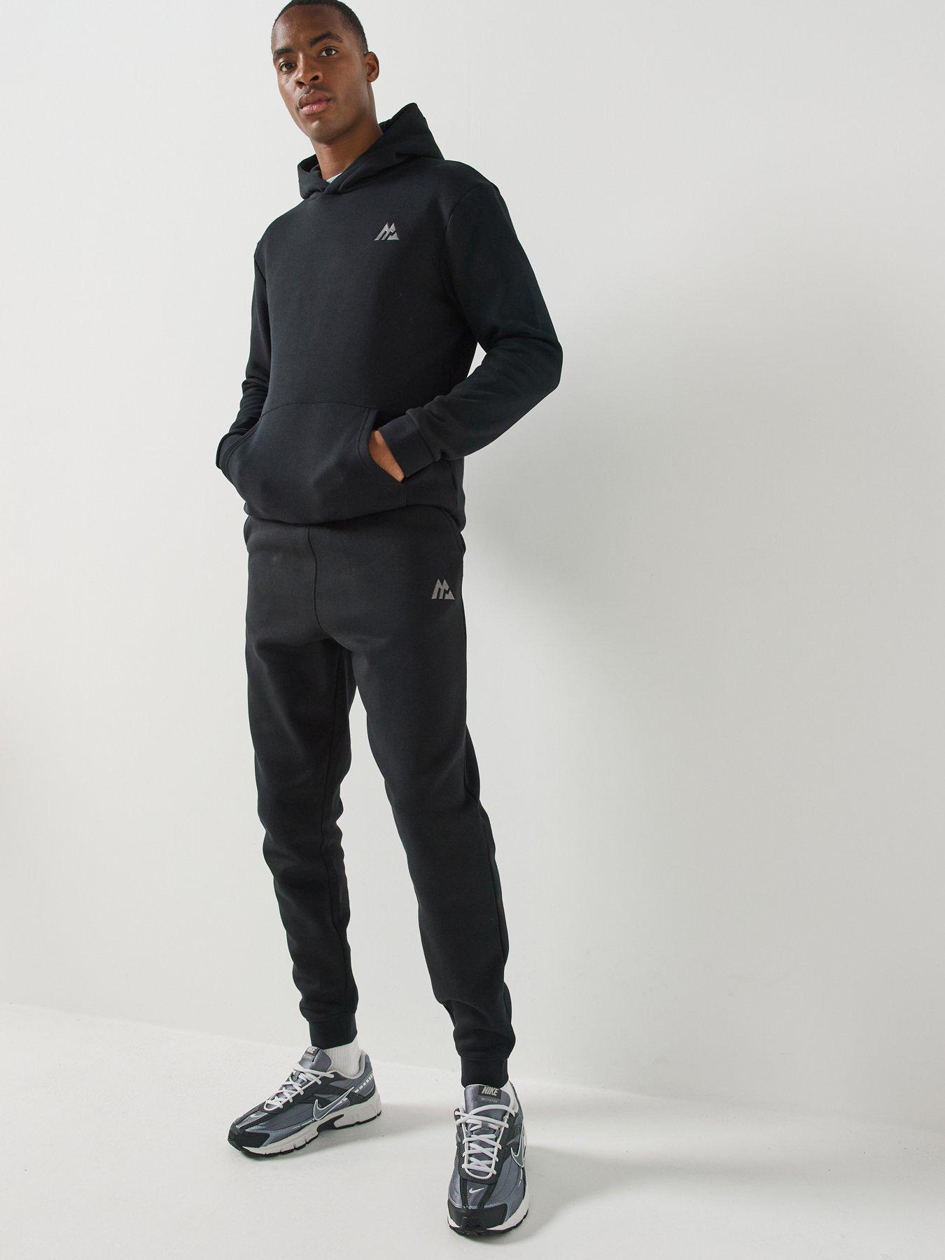 Image 3 of 6 of Montirex Mens Cotton Blend Logo Hoodie - Black