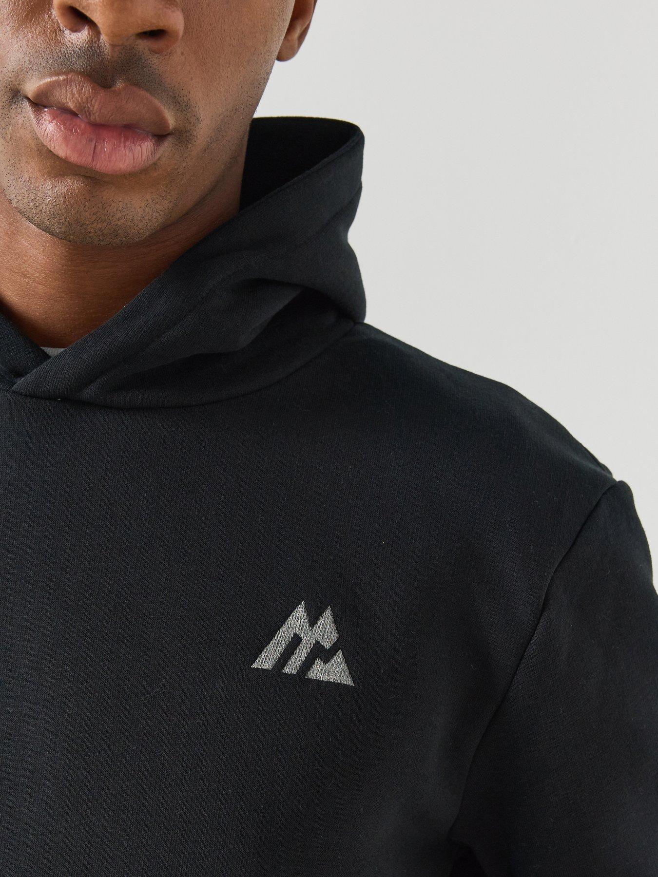 Image 5 of 6 of Montirex Mens Cotton Blend Logo Hoodie - Black