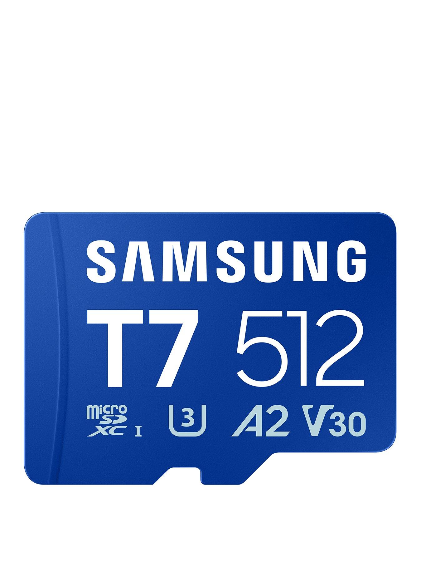 SAMSUNG T7 microSD Memory Card 512GB for Smartphones MB-MB512T/WW