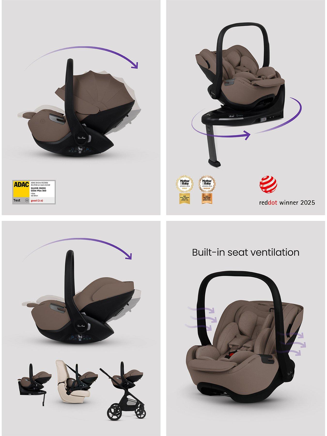 Image 6 of 8 of Silver Cross Breez Infant Carrier Bundle - Maple