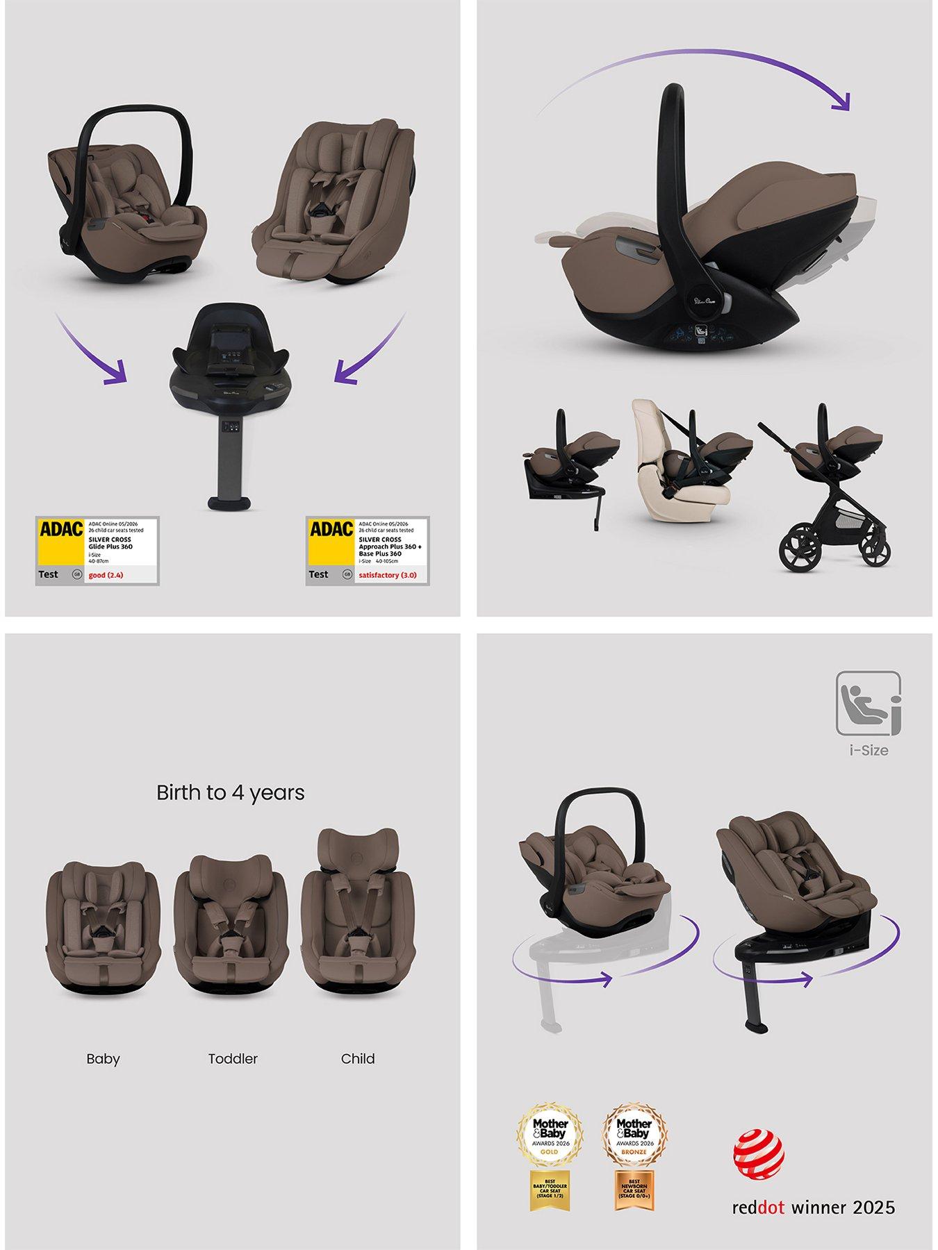 Image 5 of 8 of Silver Cross Breez Family Bundle - Maple