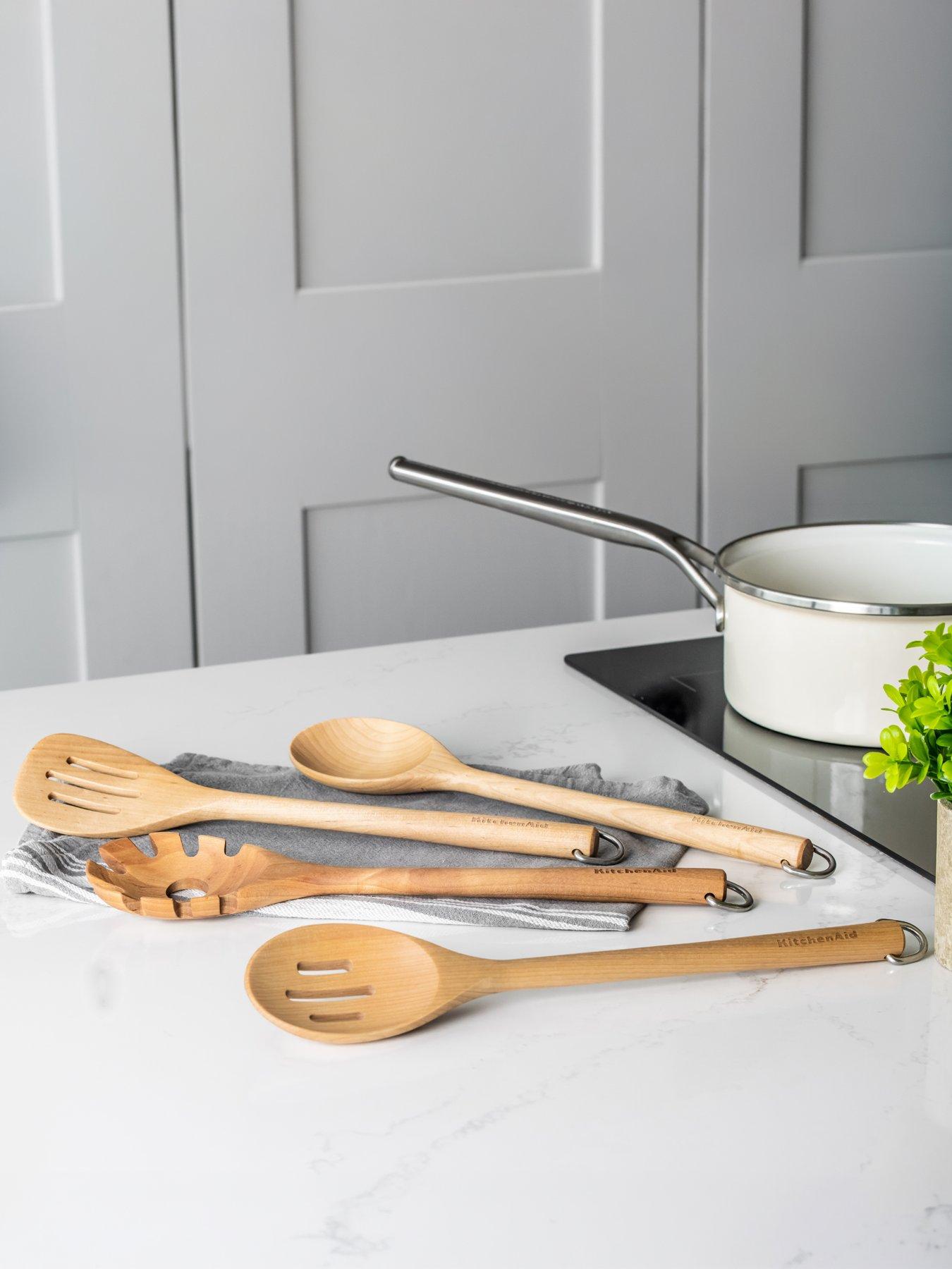 Image 1 of 7 of KitchenAid KitchenAid 4pc Birchwood Tool Set