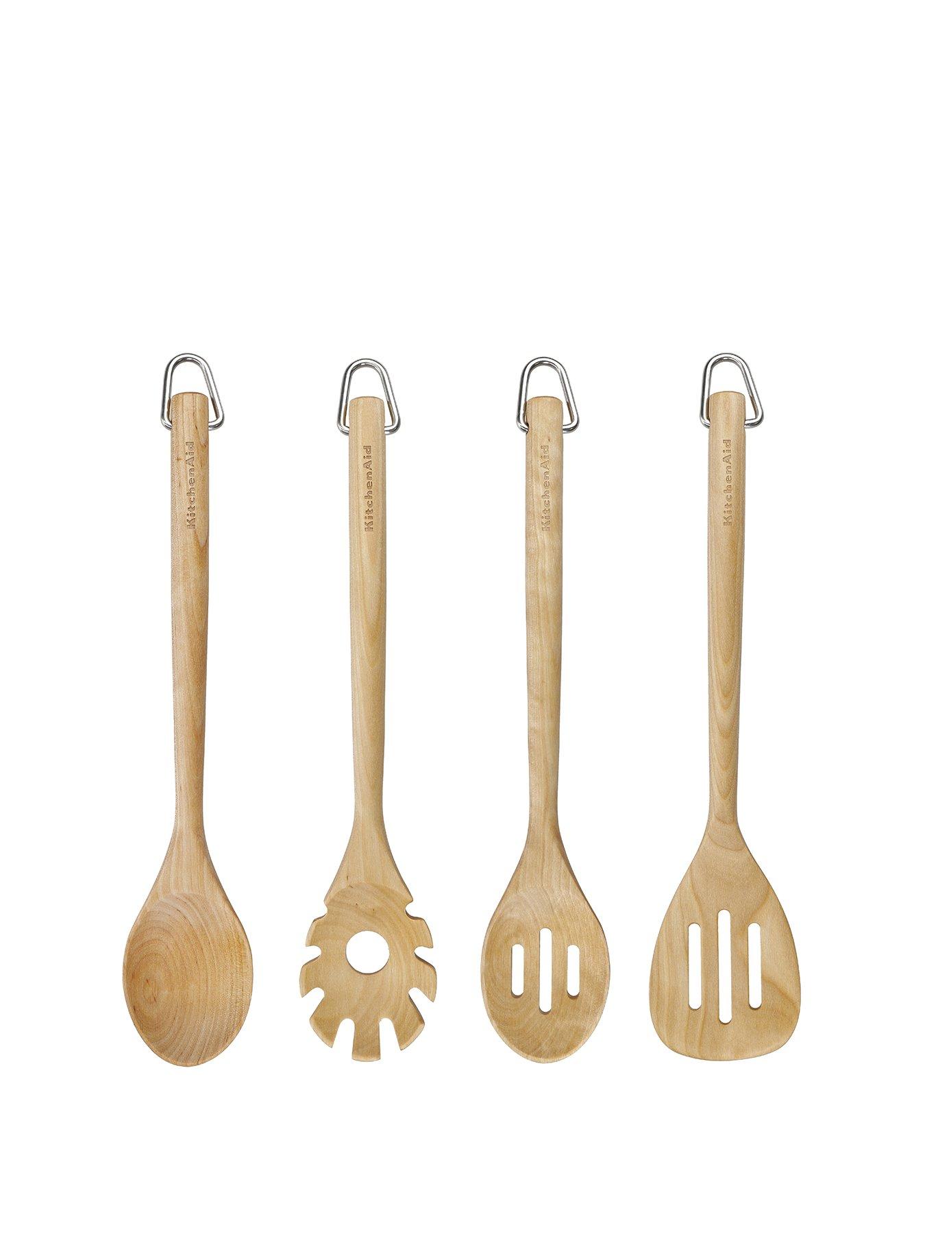 Image 2 of 7 of KitchenAid KitchenAid 4pc Birchwood Tool Set