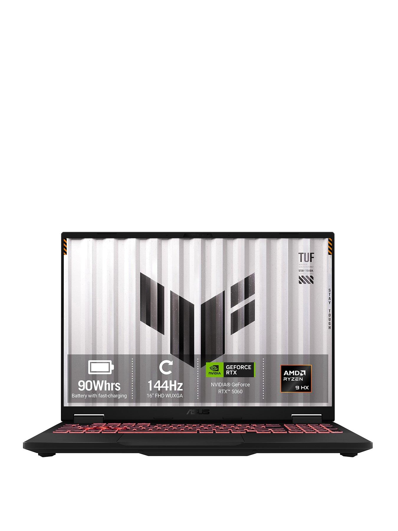 Asus Tuf Gaming A16 16In 1920 X 1200 Gaming Laptop - Geforce Rtx 5060 - Amd Ryzen 9 8940Hx - 16Gb Ram, 1Tb Ssd - Grey