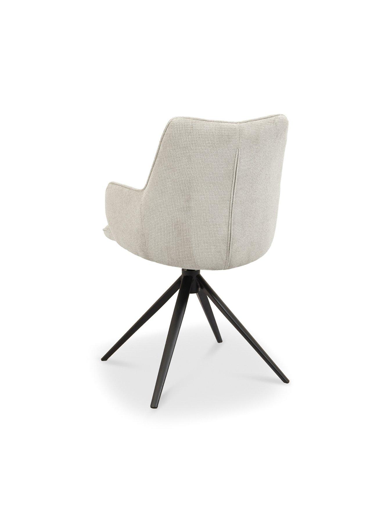 Image 5 of 6 of Bentley Designs Rowan Swivel Dining Chair - Beige