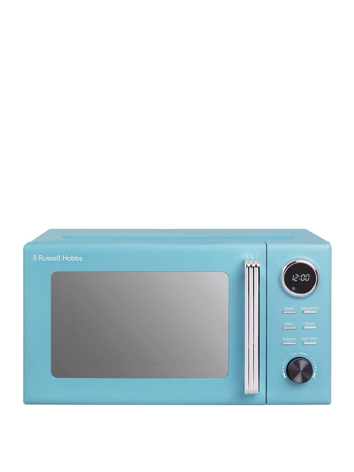 Image 1 of 7 of Russell Hobbs Russell Hobbs Hanley 20 Litre Retro Blue Digital Microwave