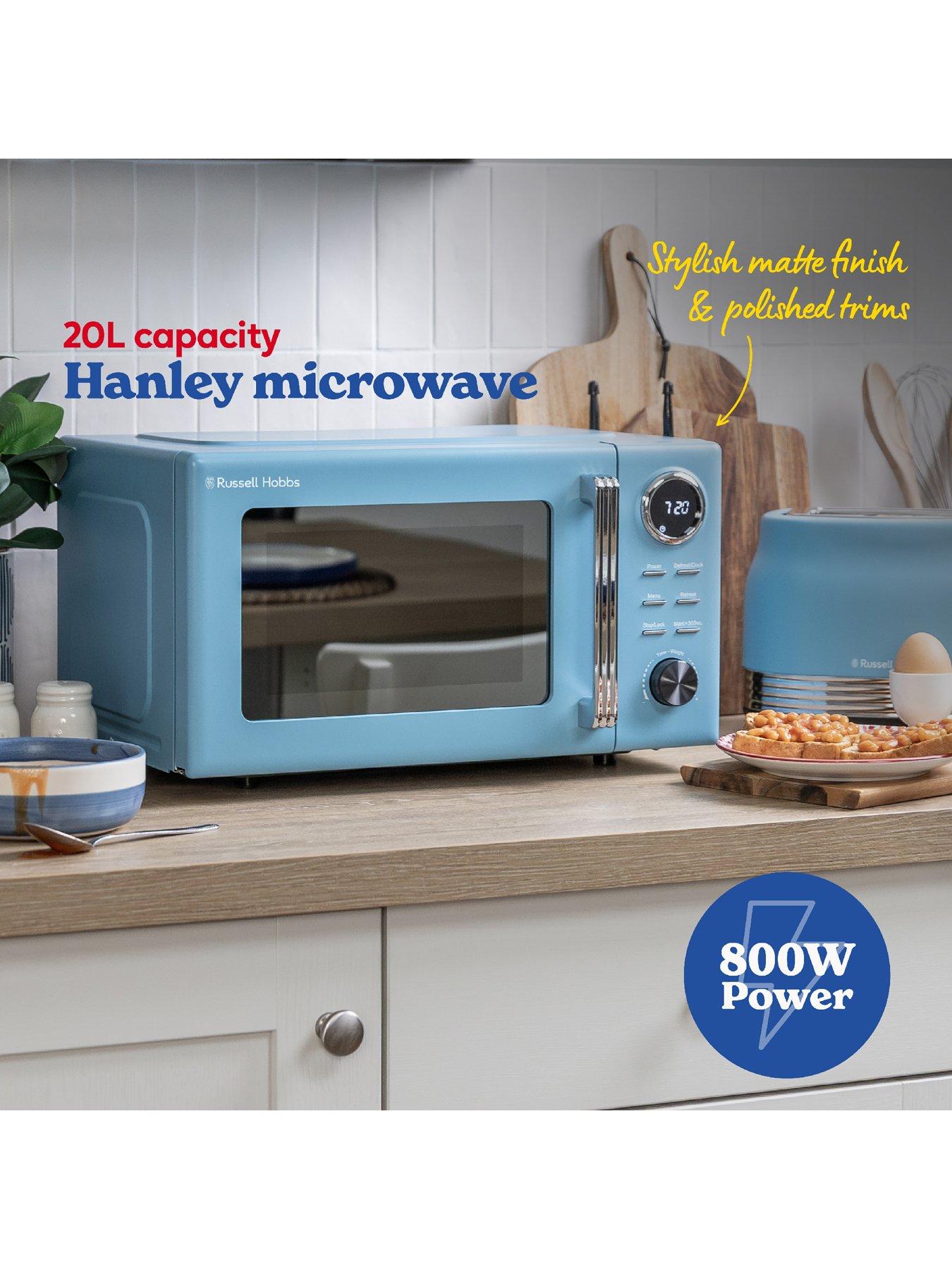 Image 2 of 7 of Russell Hobbs Russell Hobbs Hanley 20 Litre Retro Blue Digital Microwave