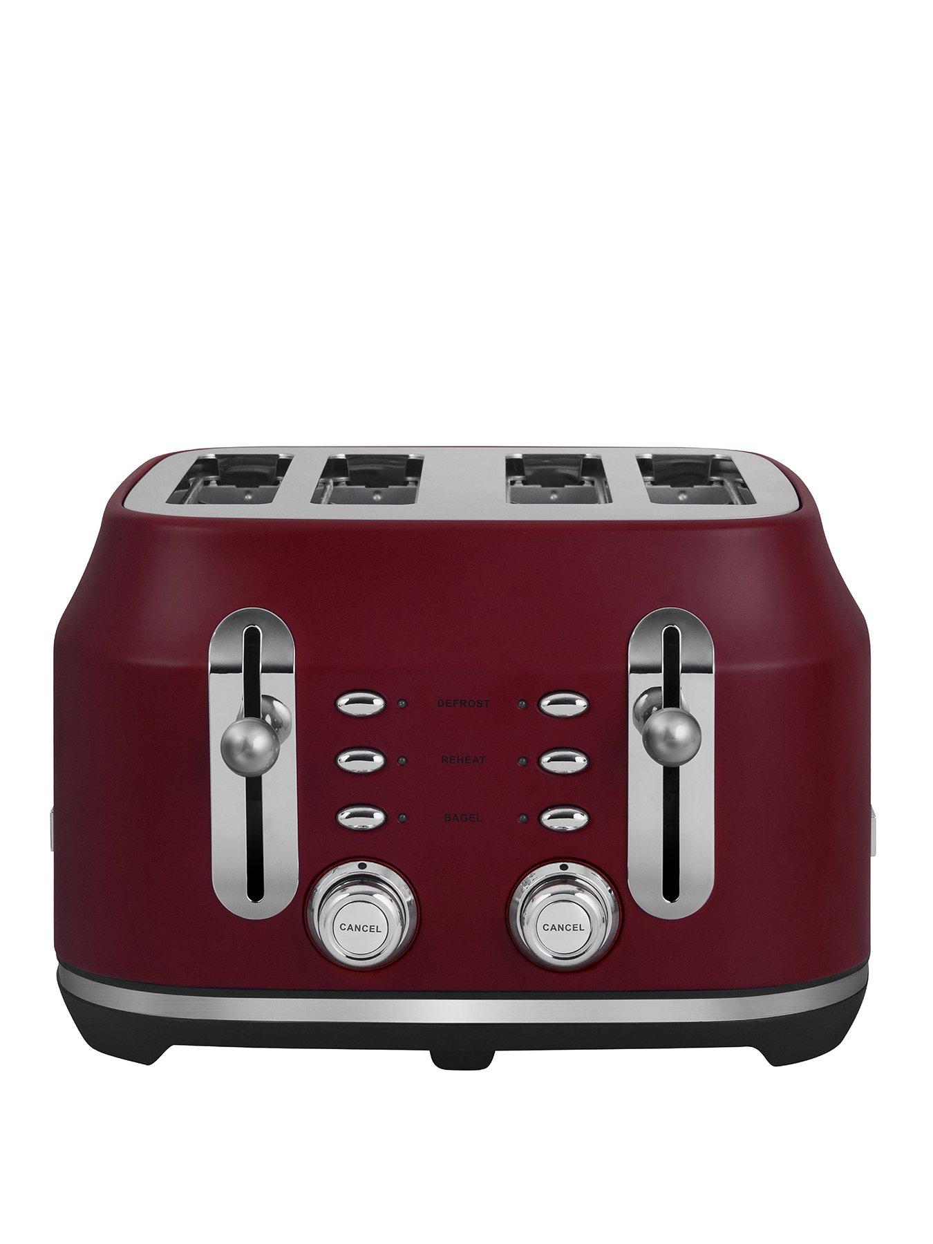 Image 1 of 7 of Rangemaster Classic Collection 4 Slice Bordeaux Toaster