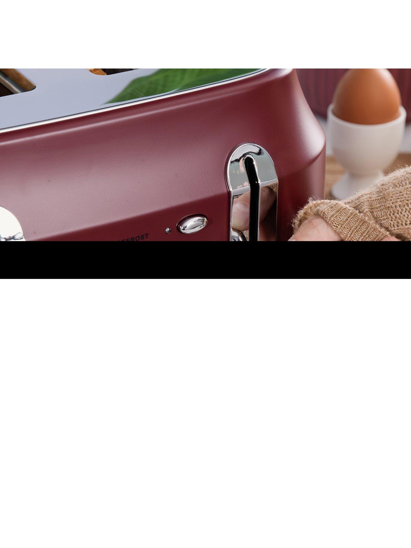 Image 6 of 7 of Rangemaster Classic Collection 4 Slice Bordeaux Toaster