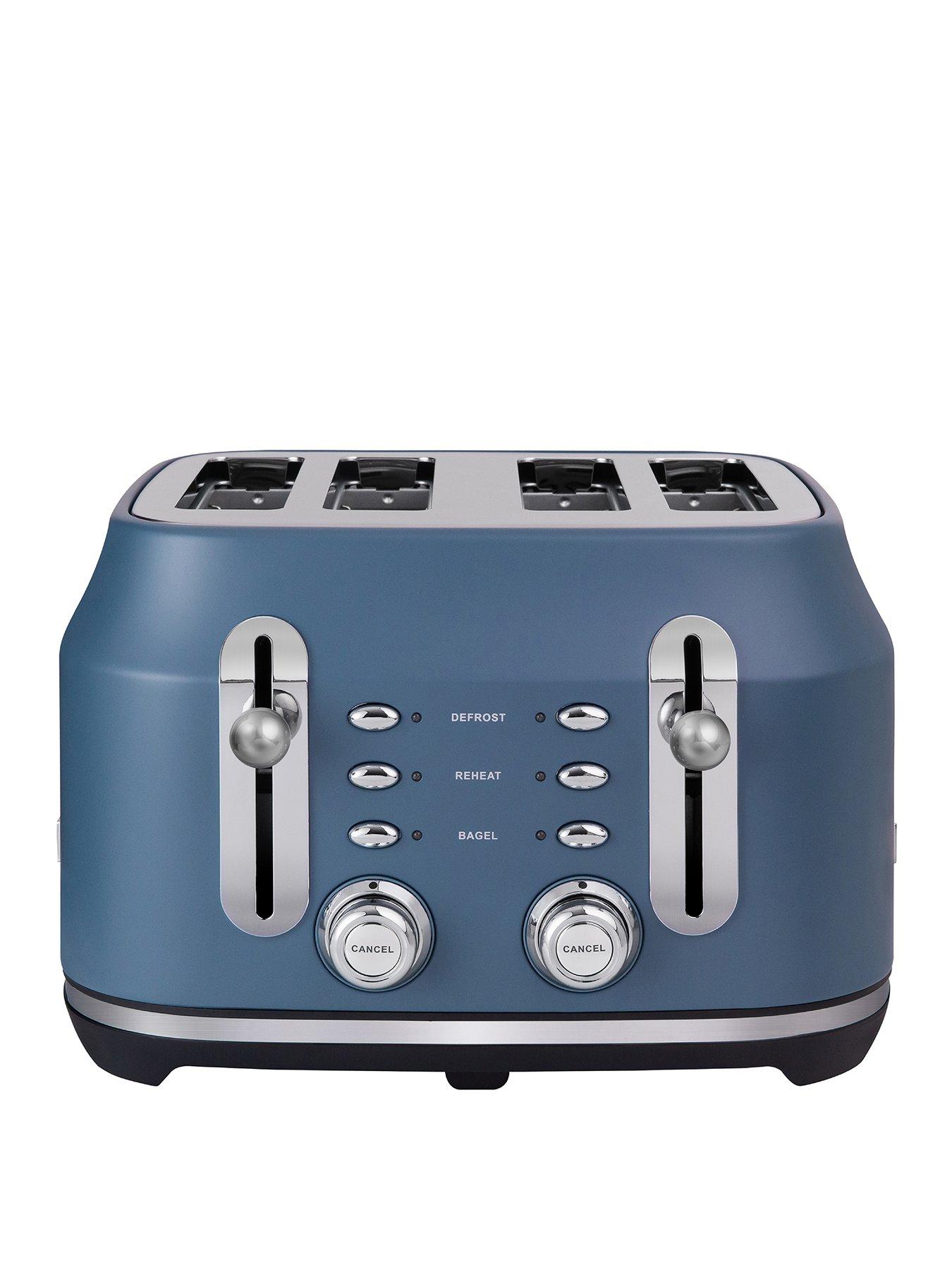 Rangemaster Classic Collection 4 Slice Stone Blue Toaster in One Colour