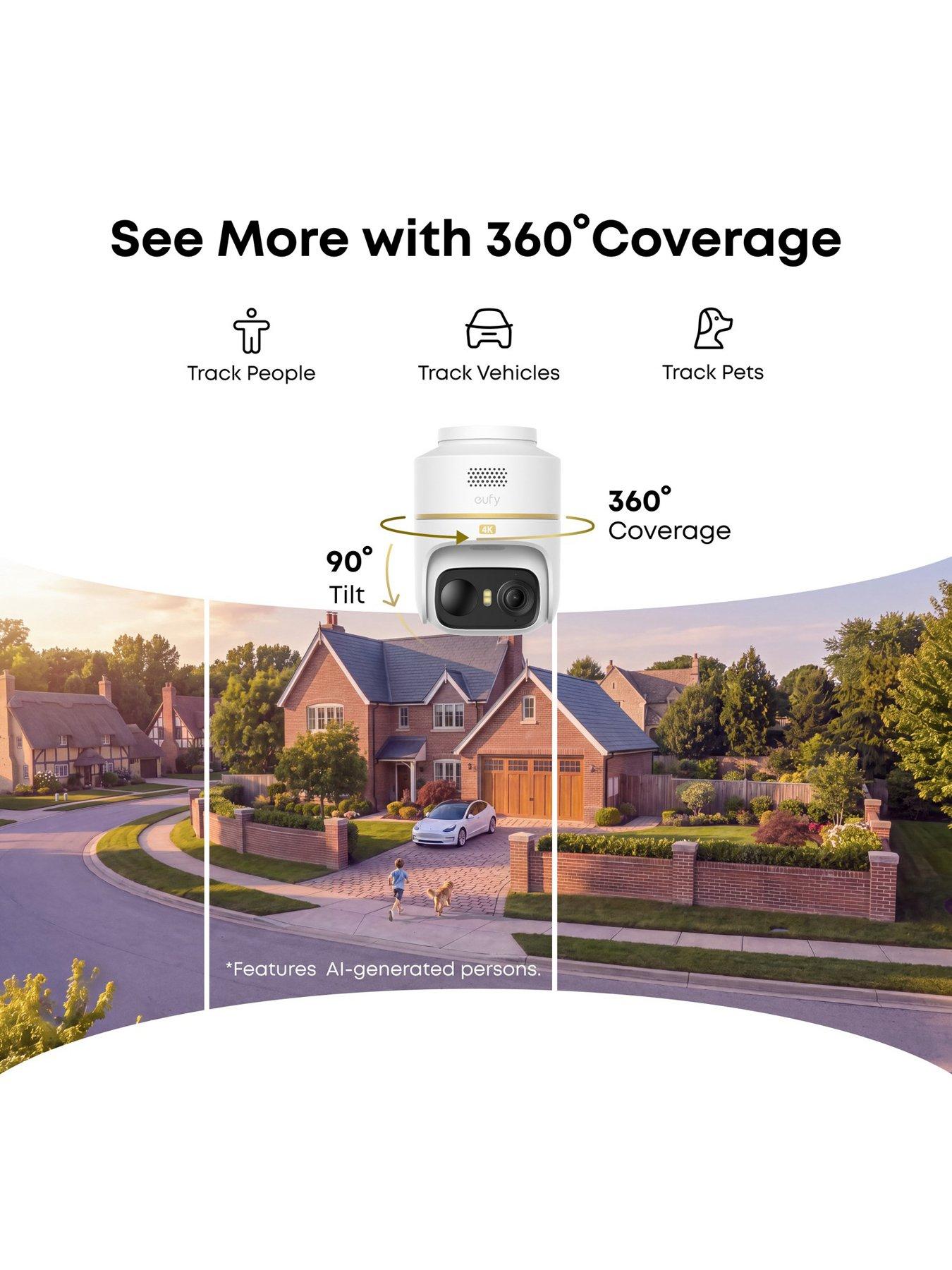 Image 3 of 7 of Eufy Anker eufyCam C37 4K Smart Security Camera CCTV with Solar Panel