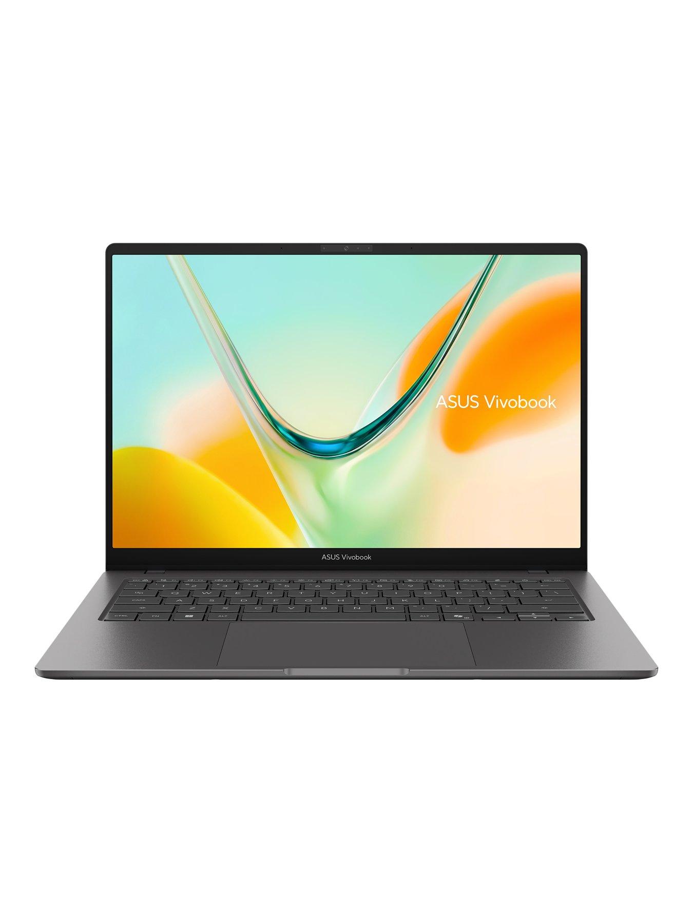 Image 2 of 7 of Asus Vivobook S14 14in WUXGA 1920 x 1200 Laptop - Snapdragon X - 8GB RAM, 256GB SSD - Black - No Adaptor Included