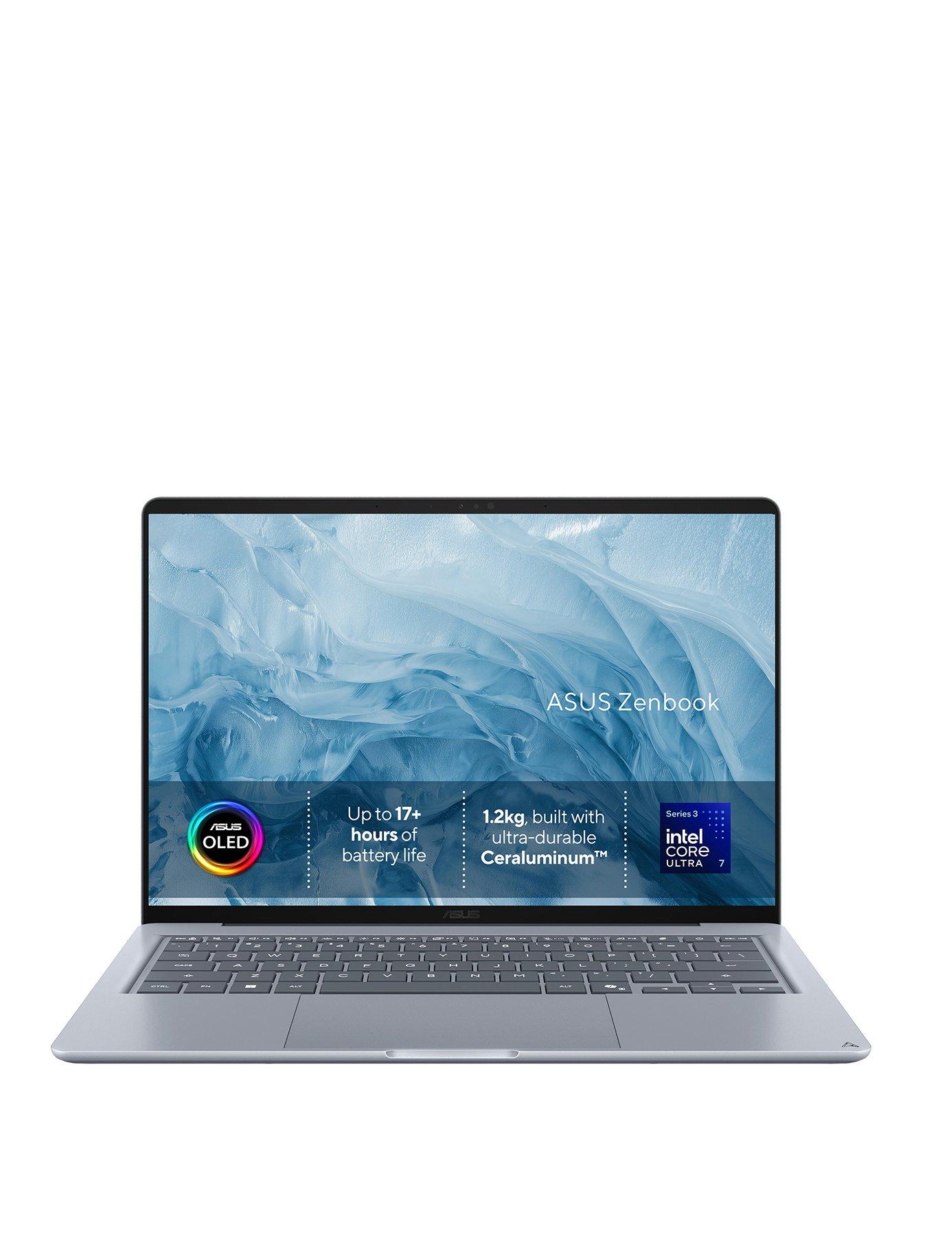 ASUS Zenbook 14 UX3480AA-U1006W Copilot+ PC Intel Core Ultra 7 355 Laptop 35.6 cm (14") WUXGA 16 GB LPDDR5x-SDRAM 512 GB SSD Wi-Fi 6E (802.11ax) Windows 11 Home Blue