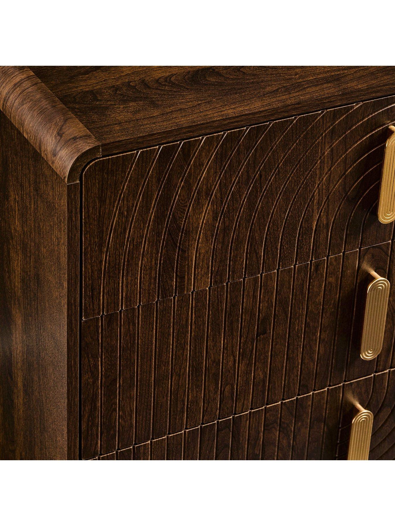 Image 6 of 6 of Dusk Marnie 3 Drawer Chest - Walnut