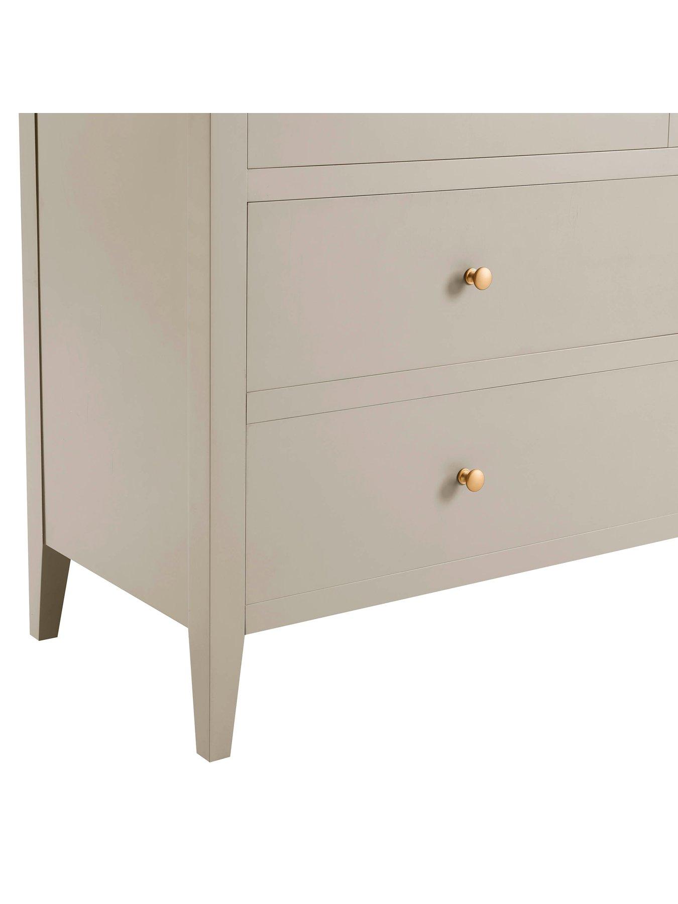 Image 5 of 5 of Dusk Poppy 4 Drawer Chest - Taupe