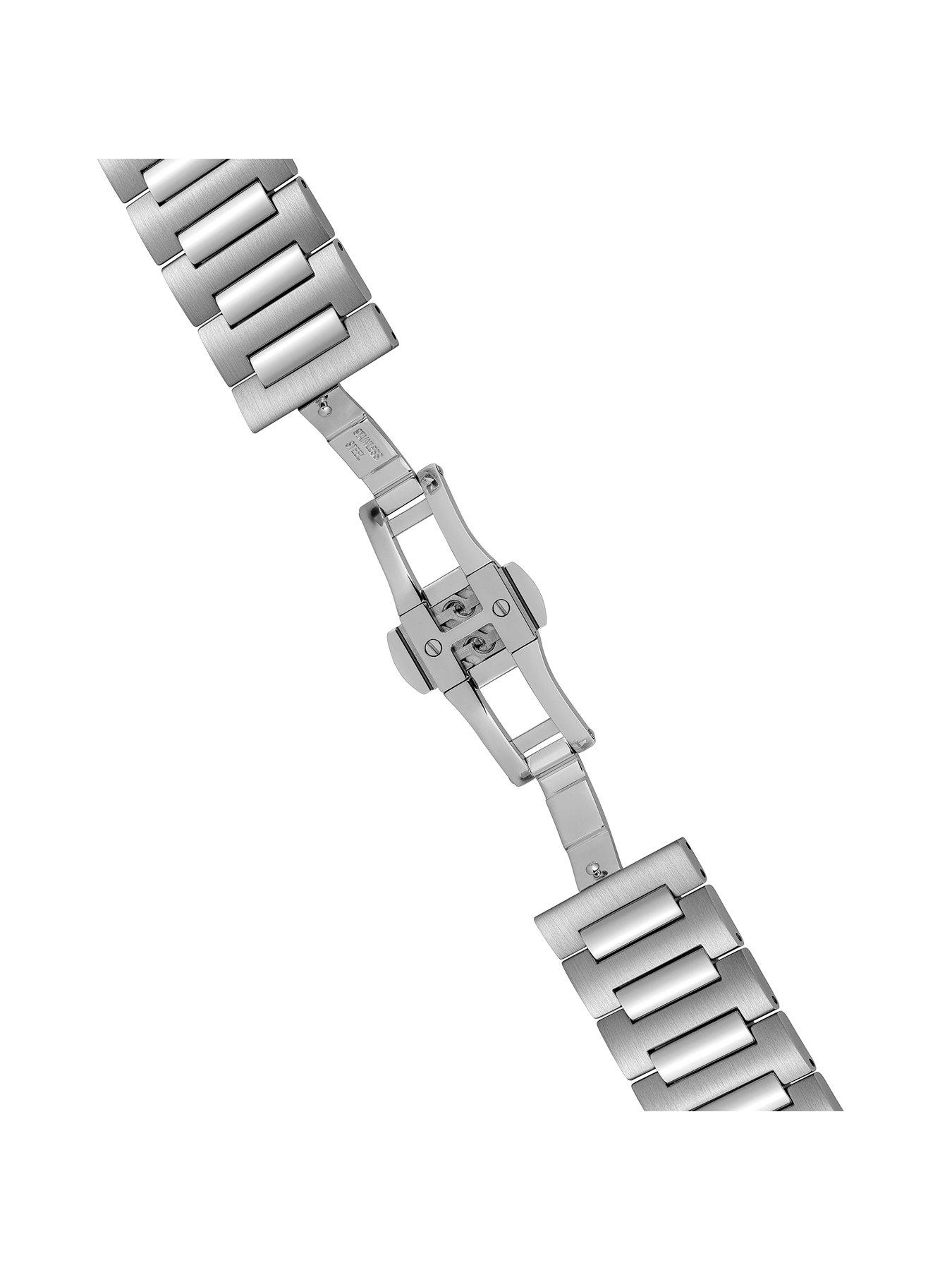 Image 5 of 6 of Ingersoll 1892 The Frame Automatic Mens Watch with Blue Dial and Silver Stainless Steel Bracelet - I18301