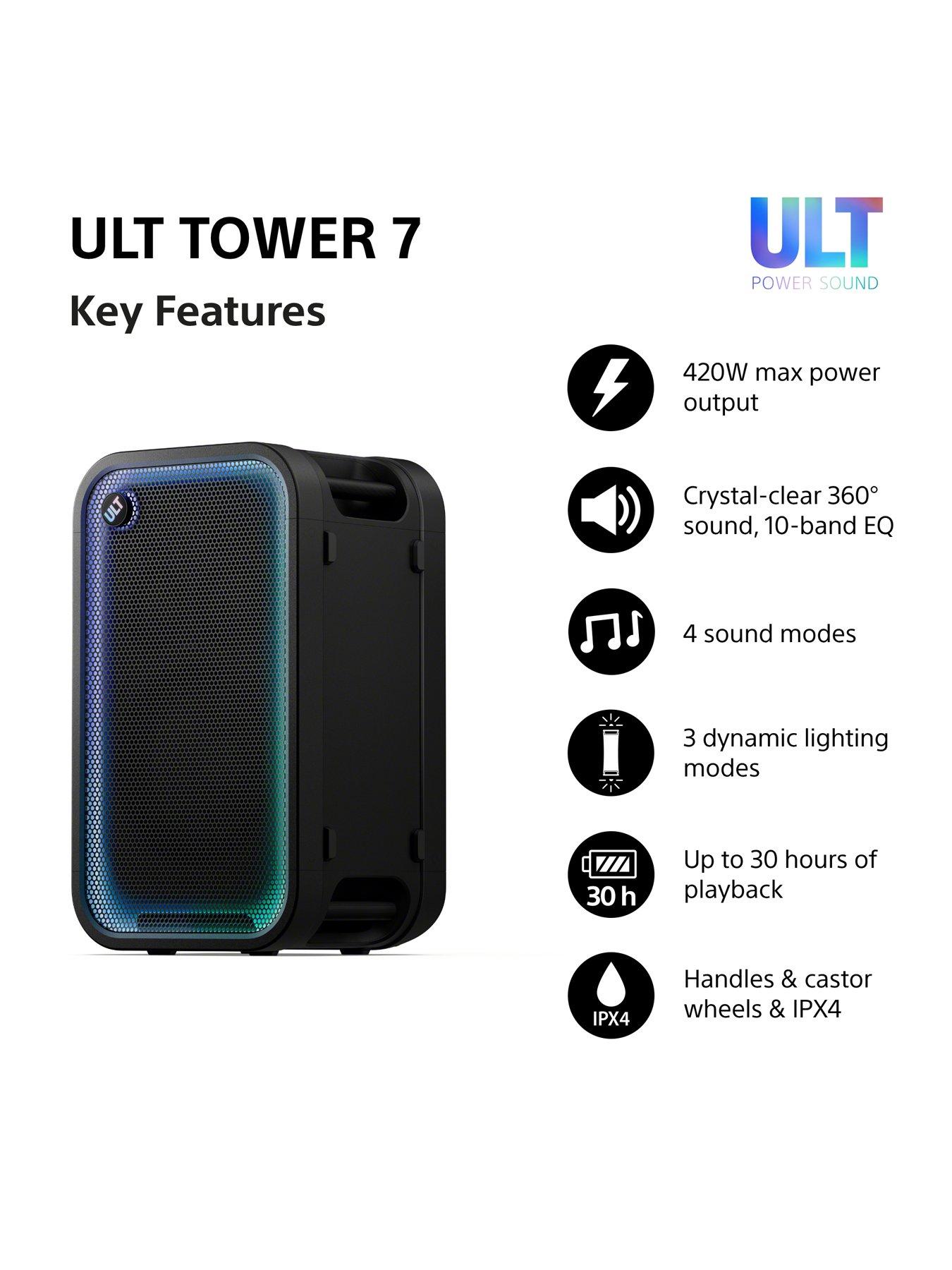 Image 2 of 8 of Sony ULT TOWER 7 POWERSOUND PARTY SPEAKER WITH BLUETOOTH