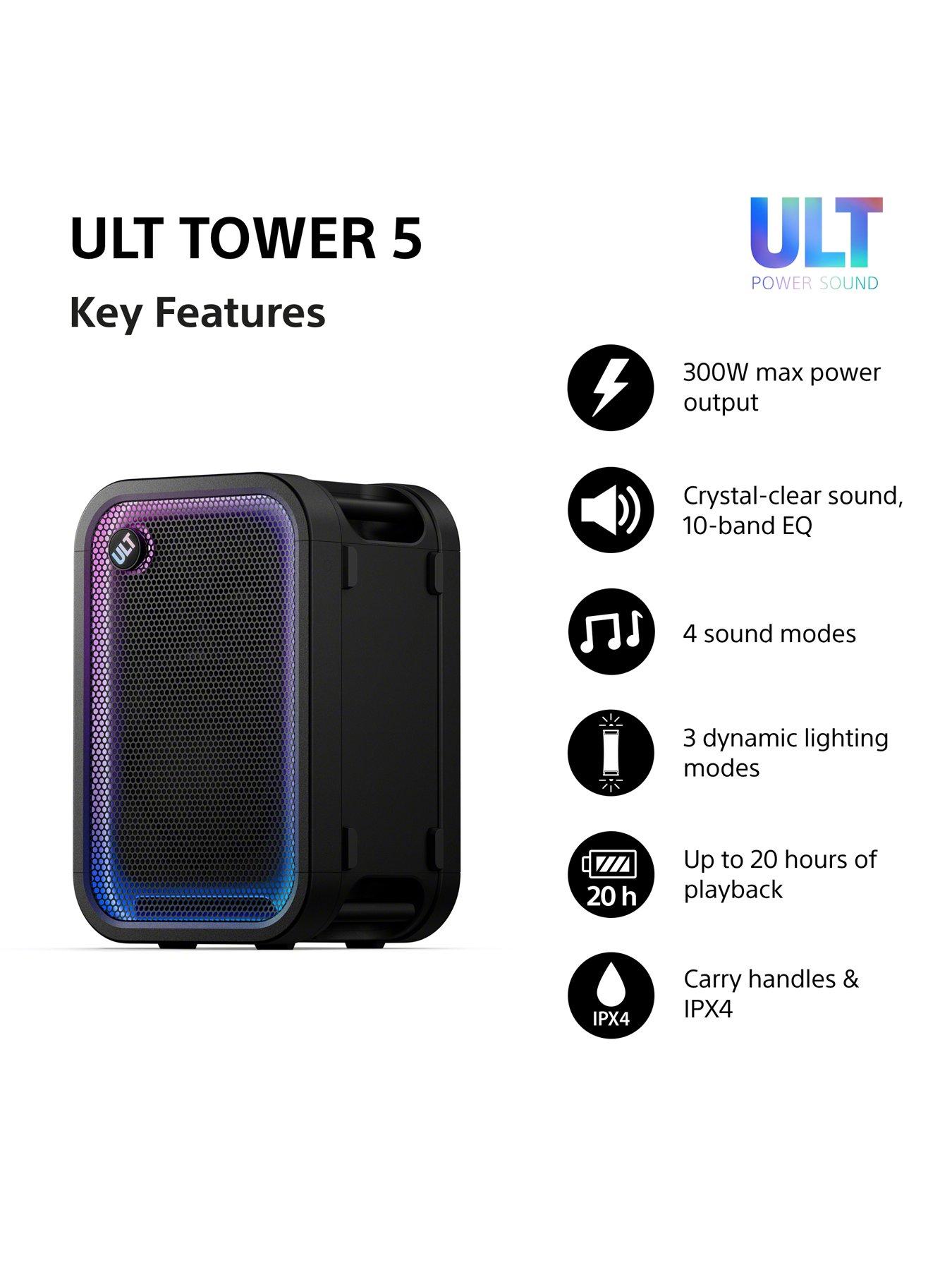 Image 2 of 8 of Sony ULT TOWER 5 POWERSOUND PARTY SPEAKER WITH BLUETOOTH