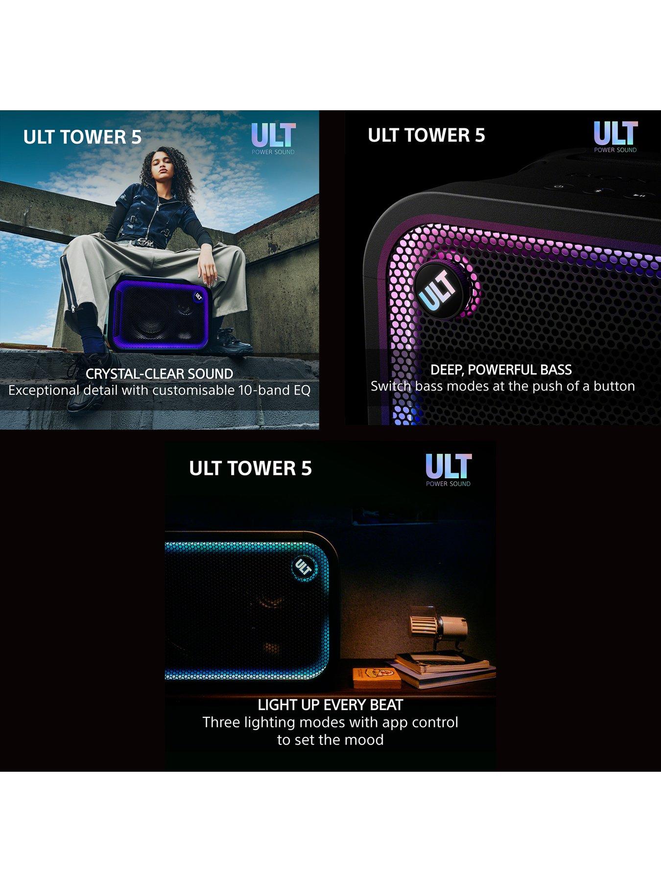 Image 4 of 8 of Sony ULT TOWER 5 POWERSOUND PARTY SPEAKER WITH BLUETOOTH