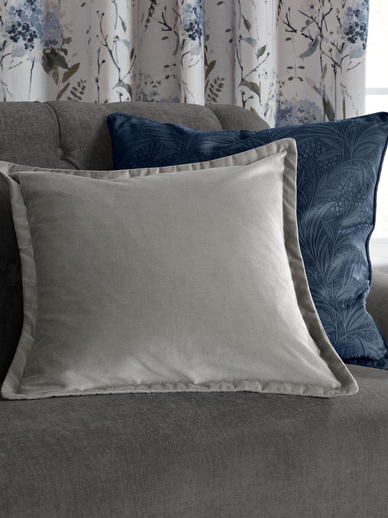 Image 1 of 4 of Laura Ashley HANYA DARK DGREY MF 45X45CM CUSHION