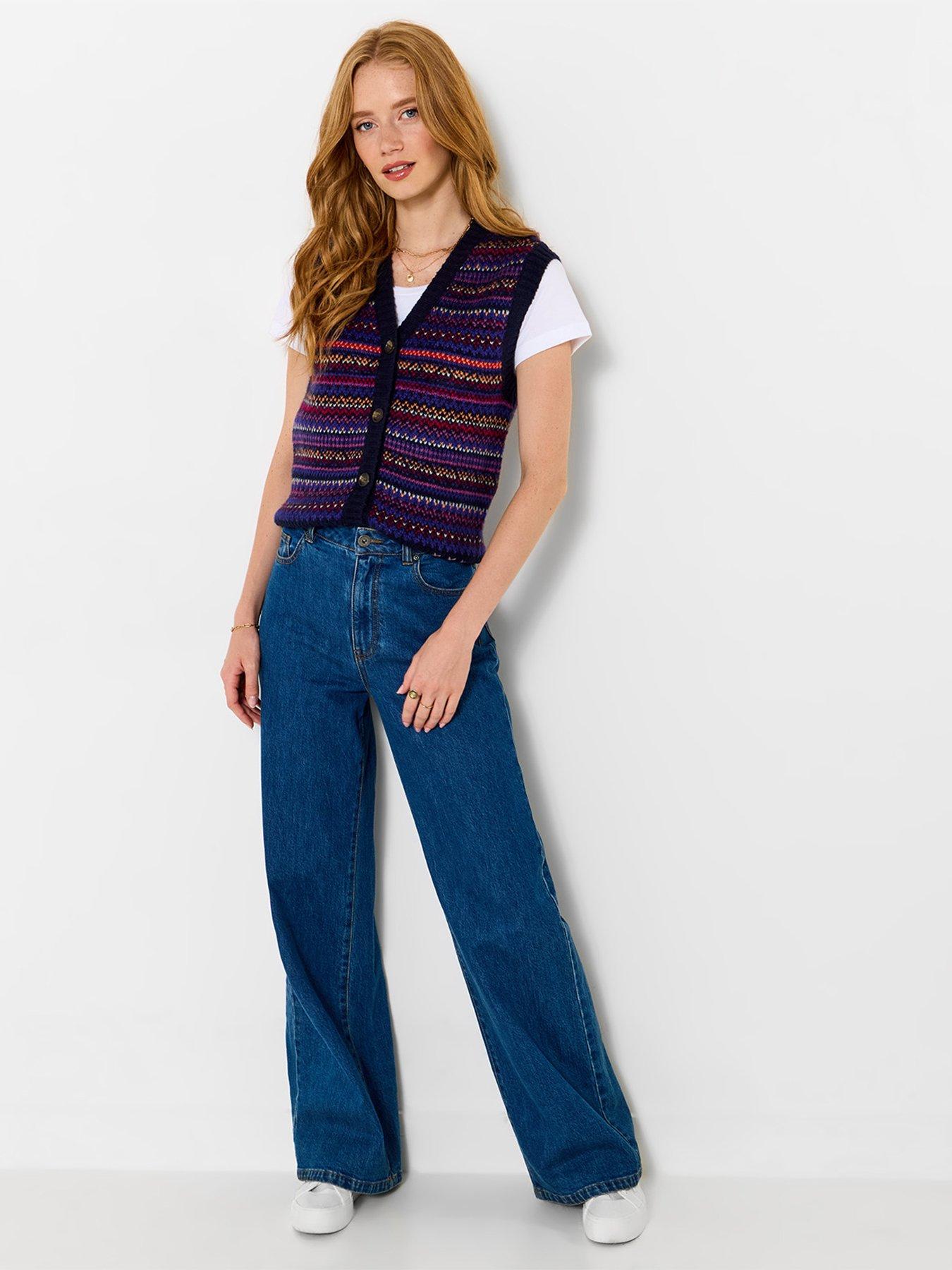 Image 3 of 5 of Joe Browns Freya Button Through Fairisle Vest