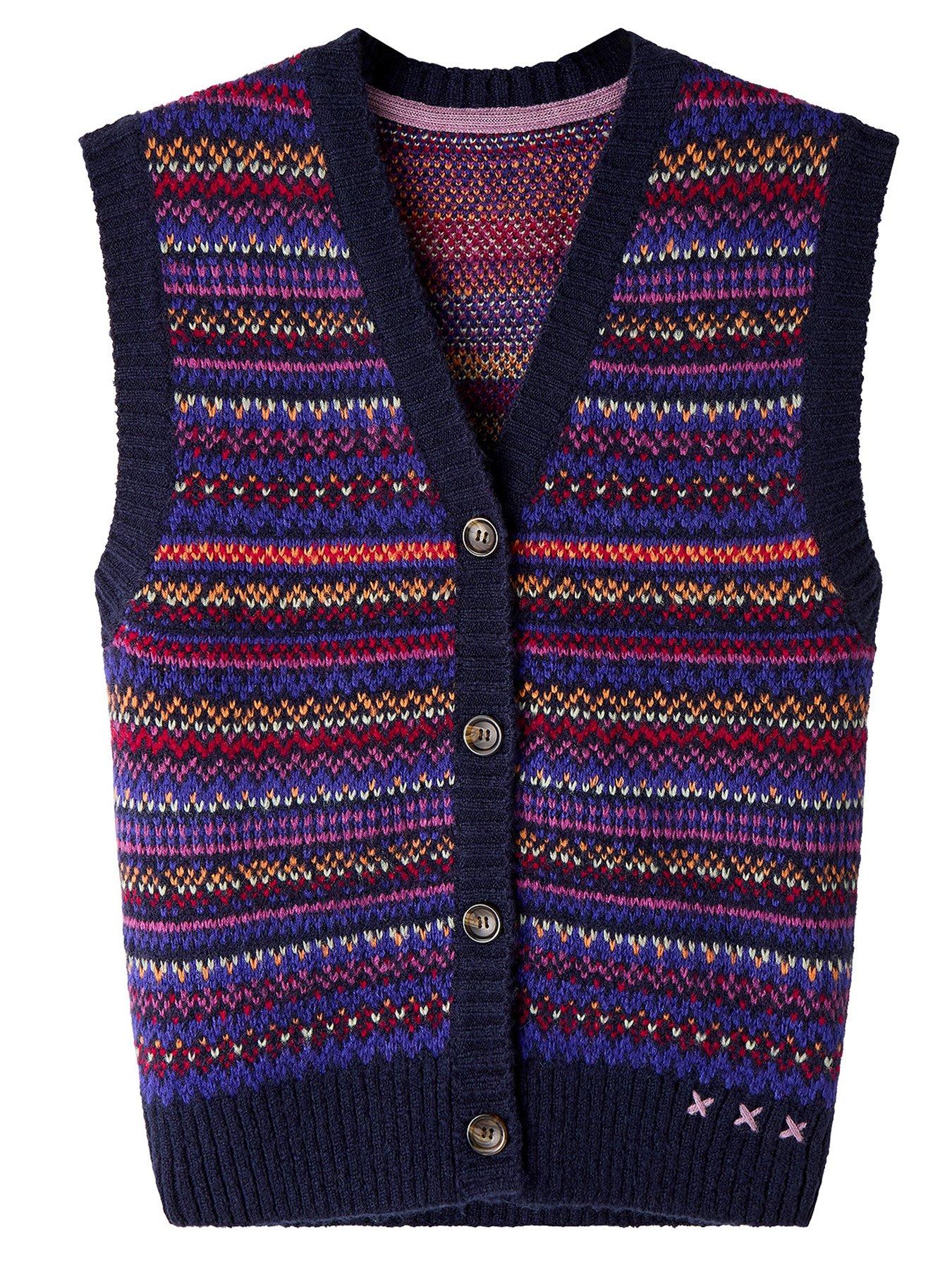 Image 5 of 5 of Joe Browns Freya Button Through Fairisle Vest