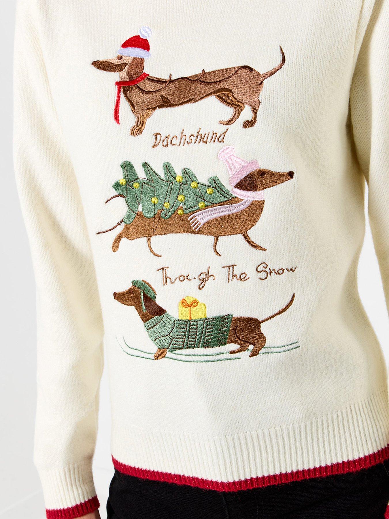 Image 5 of 7 of Joe Browns Darcie Dachshund Embroidered Jumper