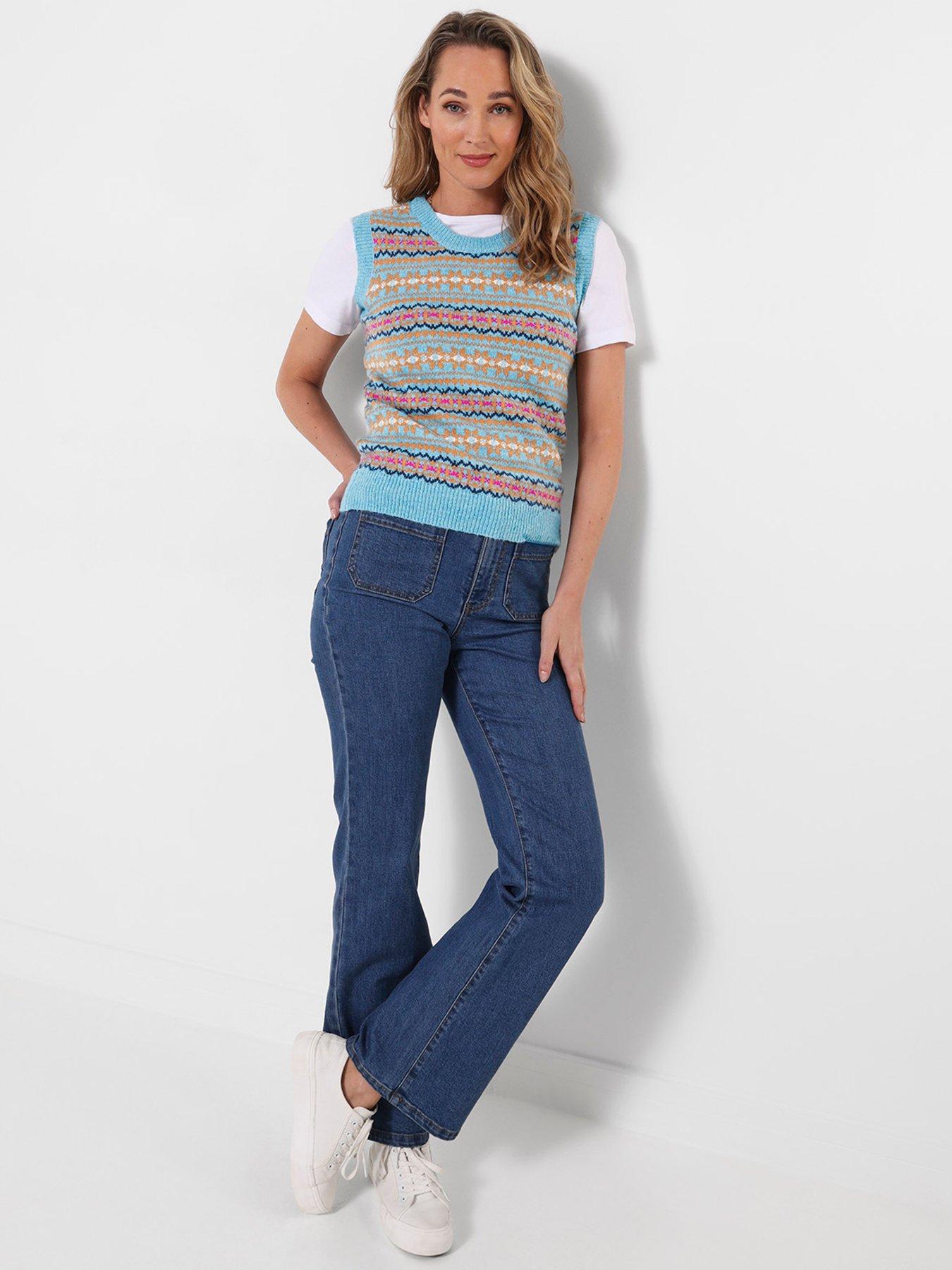 Image 3 of 5 of Joe Browns Winter Blues Fairisle Knitted Tank