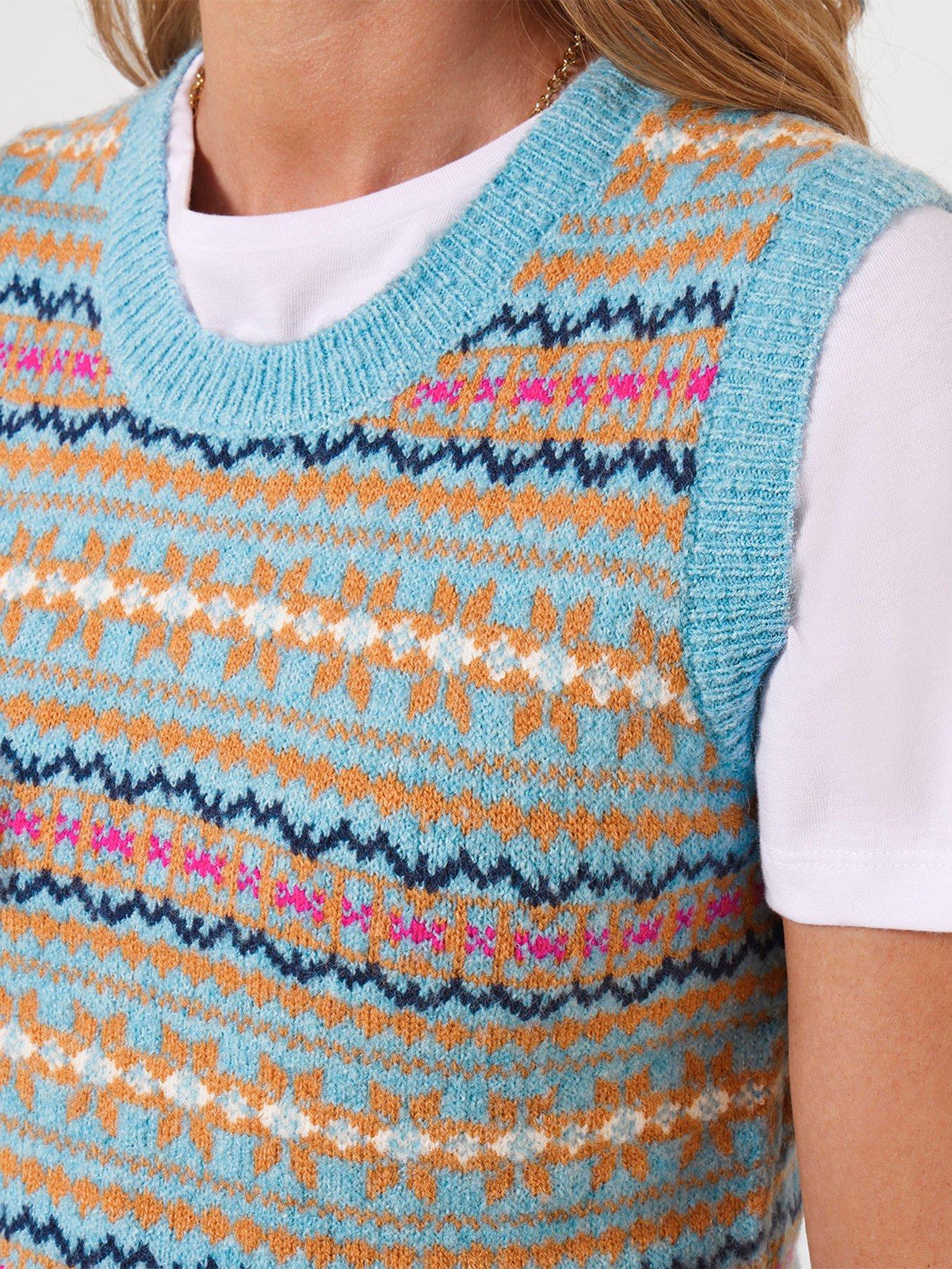 Image 4 of 5 of Joe Browns Winter Blues Fairisle Knitted Tank