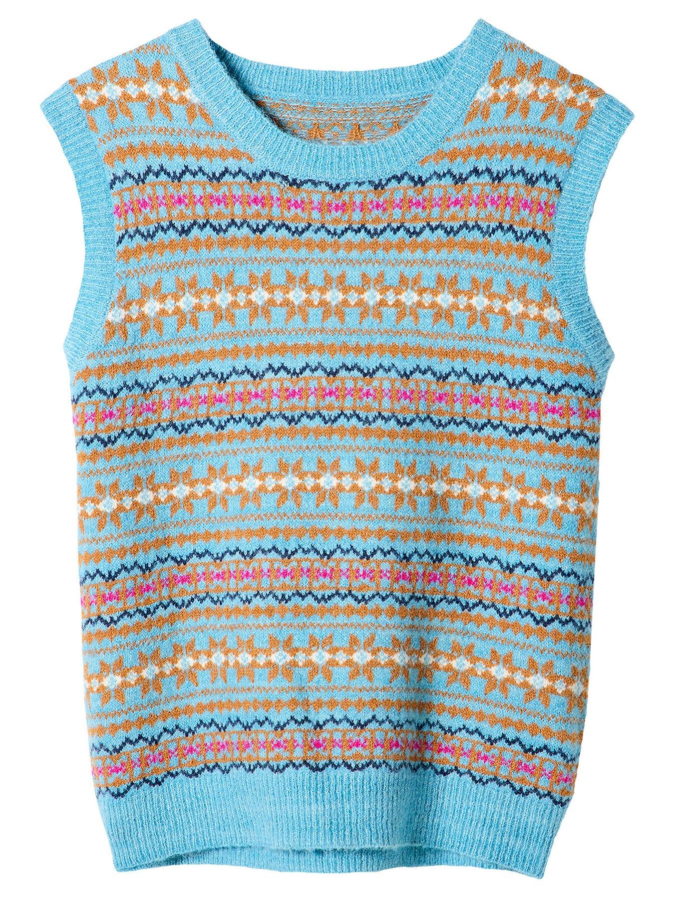 Image 5 of 5 of Joe Browns Winter Blues Fairisle Knitted Tank