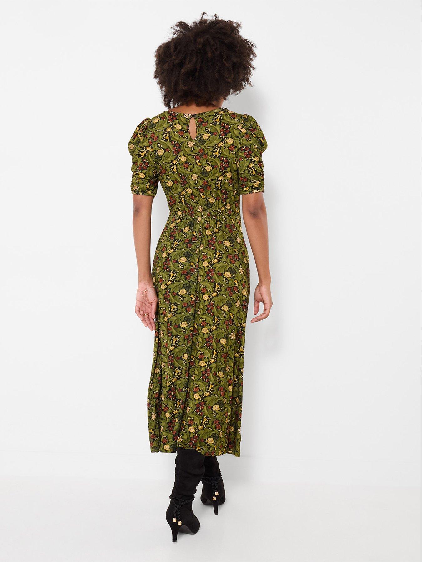 Image 2 of 5 of Joe Browns Autumn Leaves Printed Jersey Dress