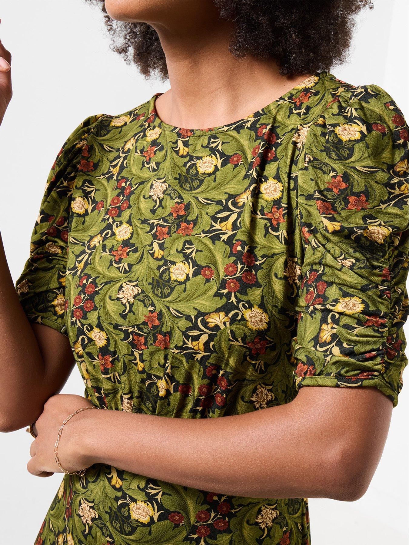 Image 4 of 5 of Joe Browns Autumn Leaves Printed Jersey Dress