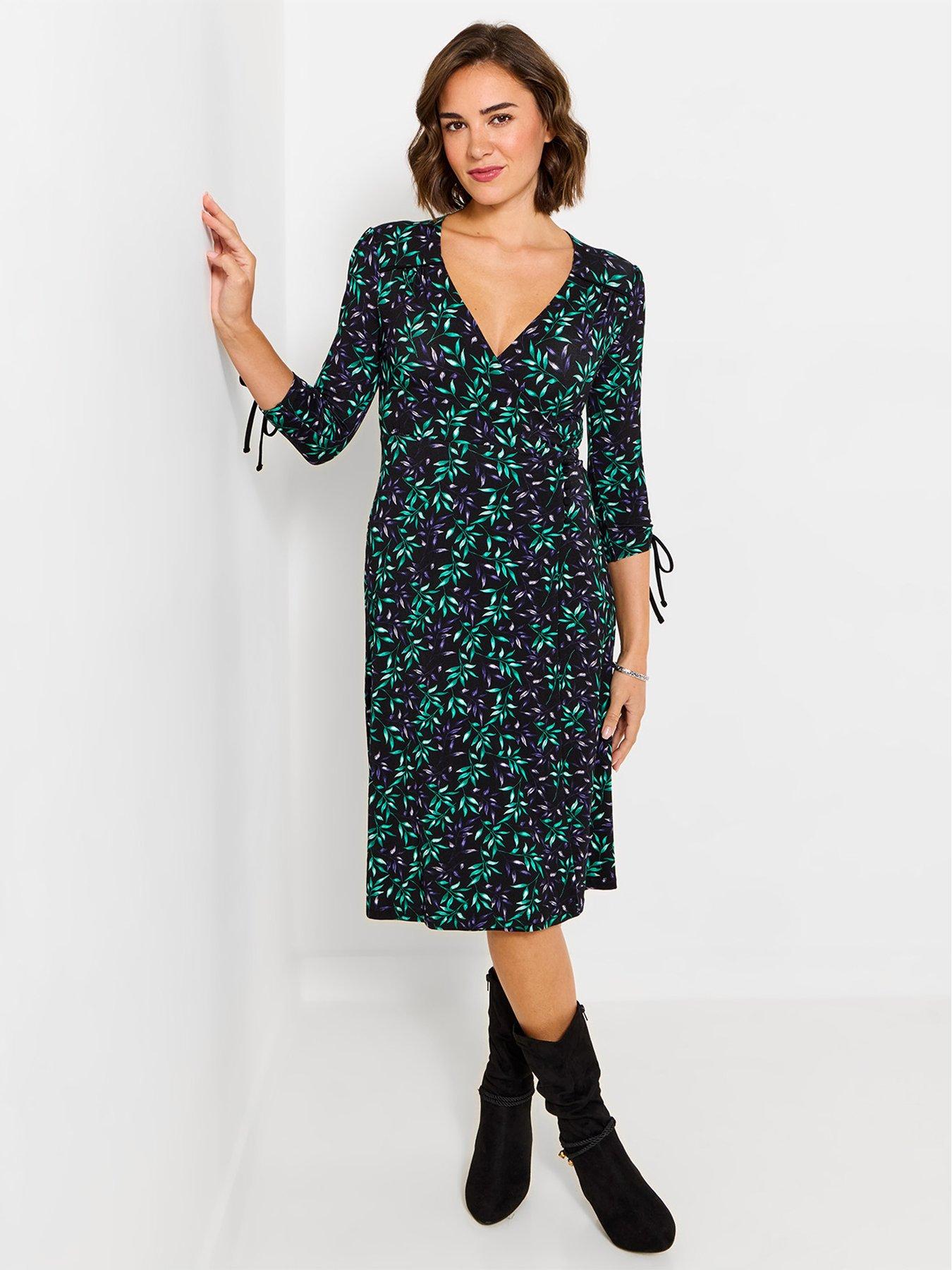 Image 1 of 5 of Joe Browns Georgie Printed Jersey Wrap Dress