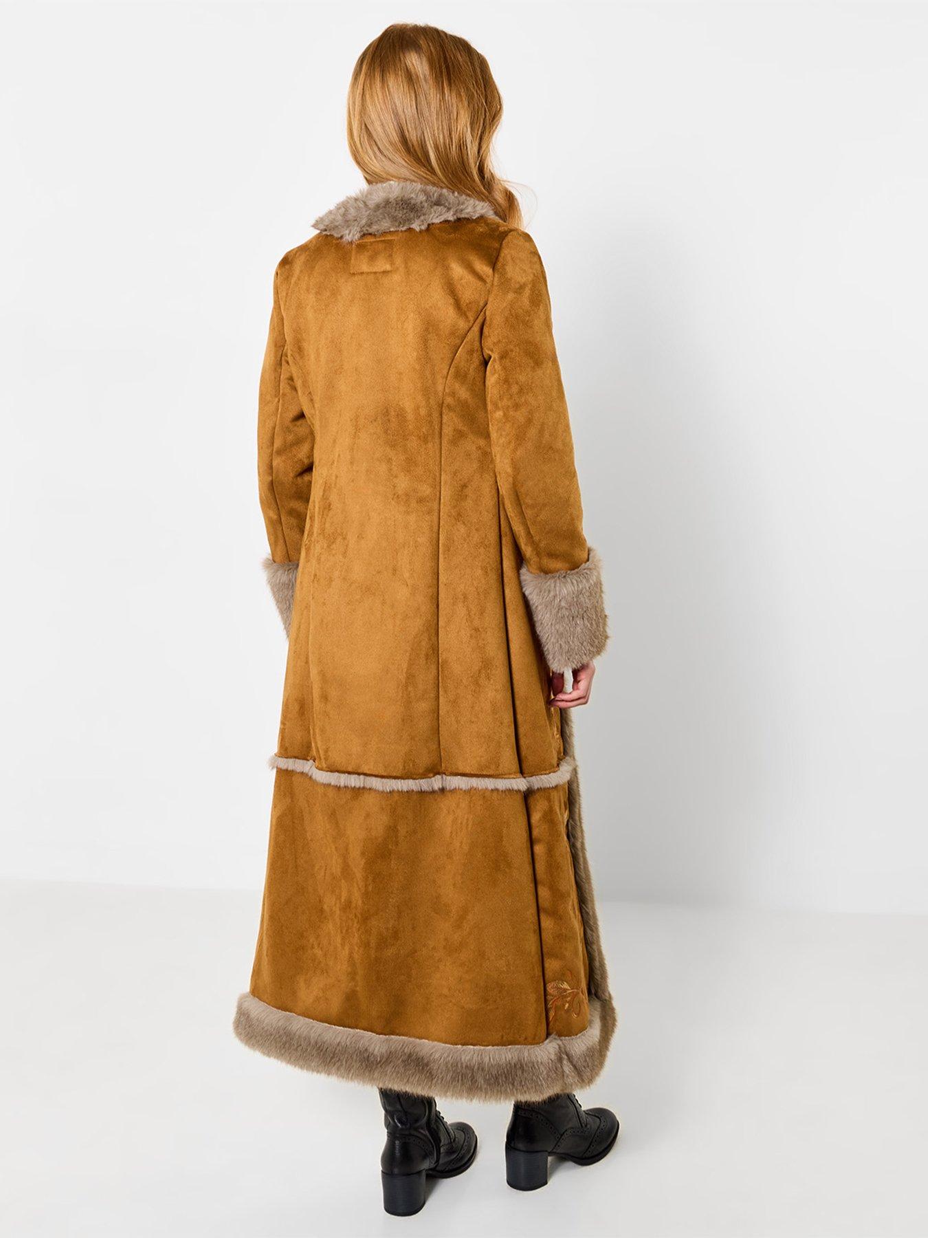 Image 3 of 7 of Joe Browns Winter Boho Fur Lined Embroidered Coat