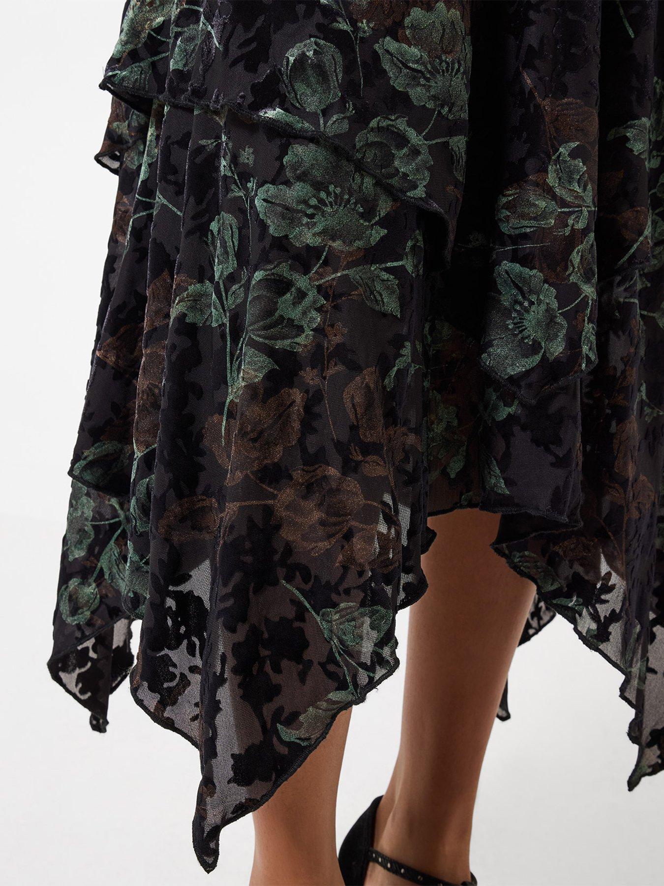 Image 4 of 7 of Joe Browns Golden Florals Dippy Hem Dress