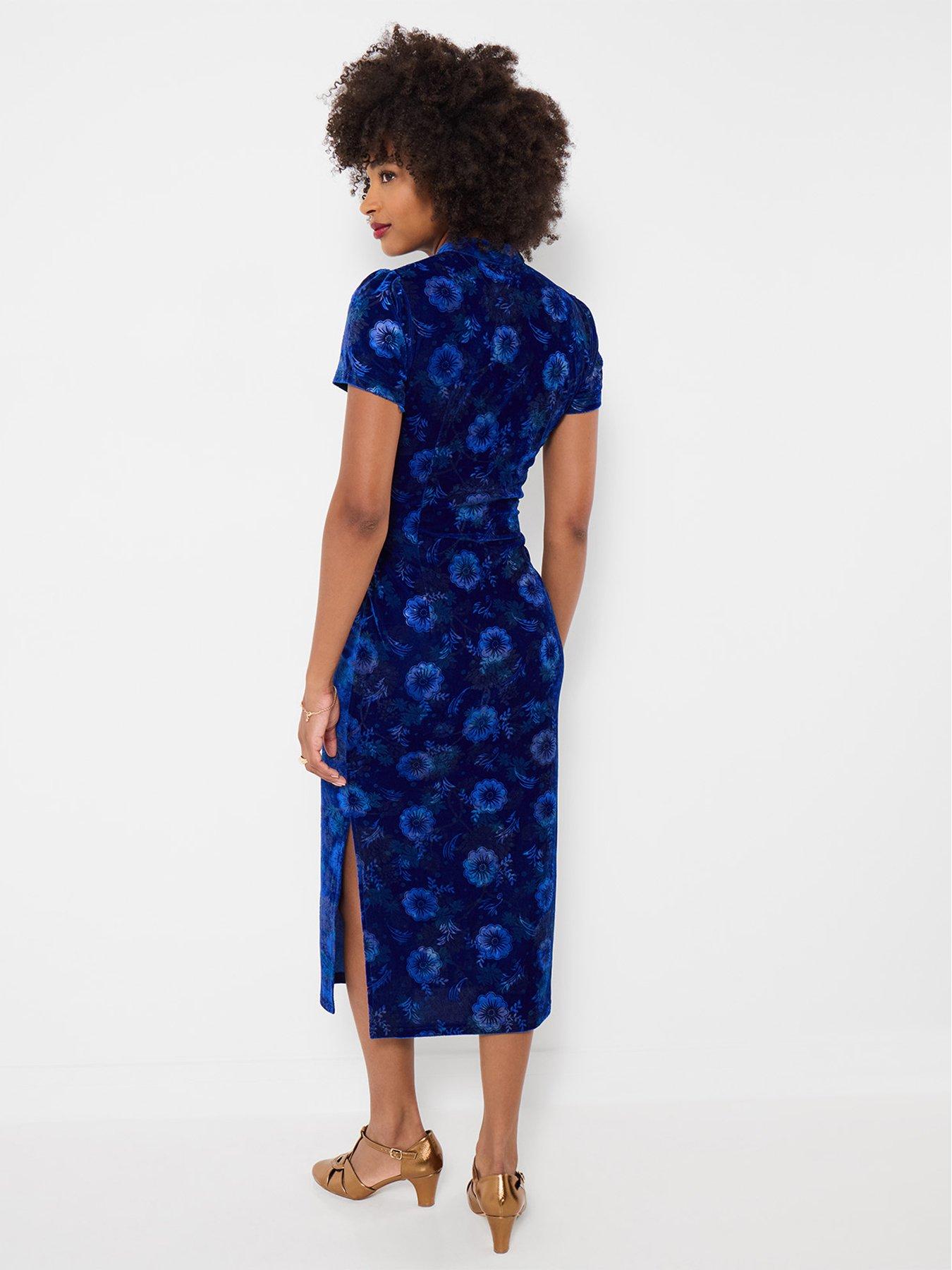 Image 2 of 7 of Joe Browns Liliana Printed Velour Dress