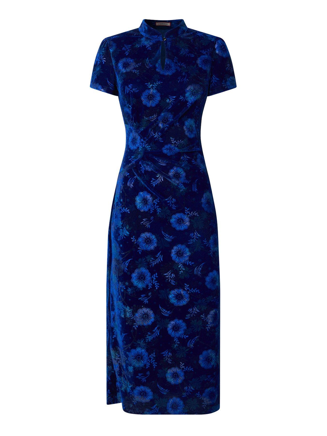 Image 7 of 7 of Joe Browns Liliana Printed Velour Dress
