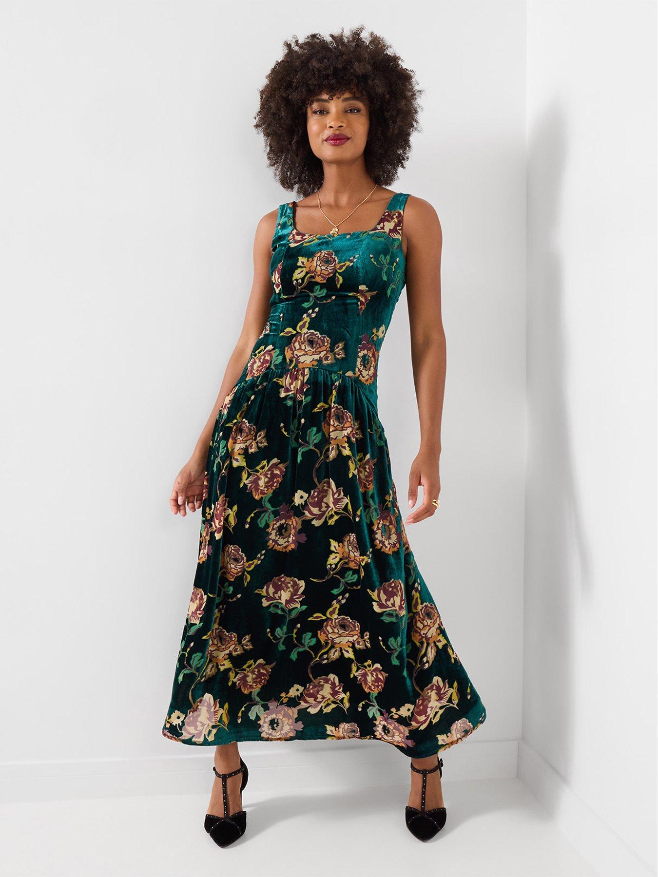 Image 1 of 7 of Joe Browns Dazzling Devore Dropped Waist Dress