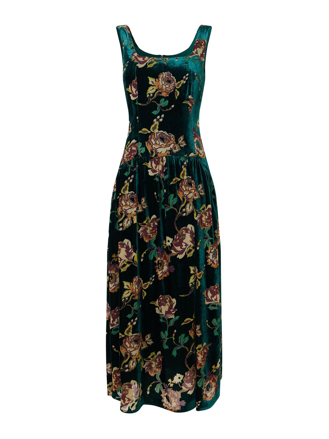 Image 7 of 7 of Joe Browns Dazzling Devore Dropped Waist Dress