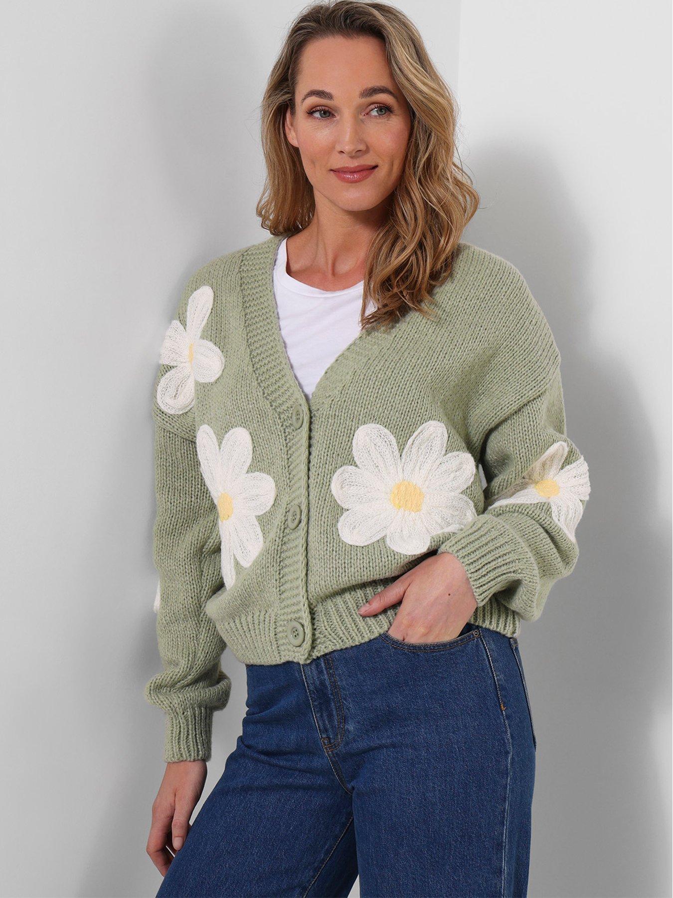 Image 1 of 5 of Joe Browns Winter Walks Floral Embroidered Cardigan