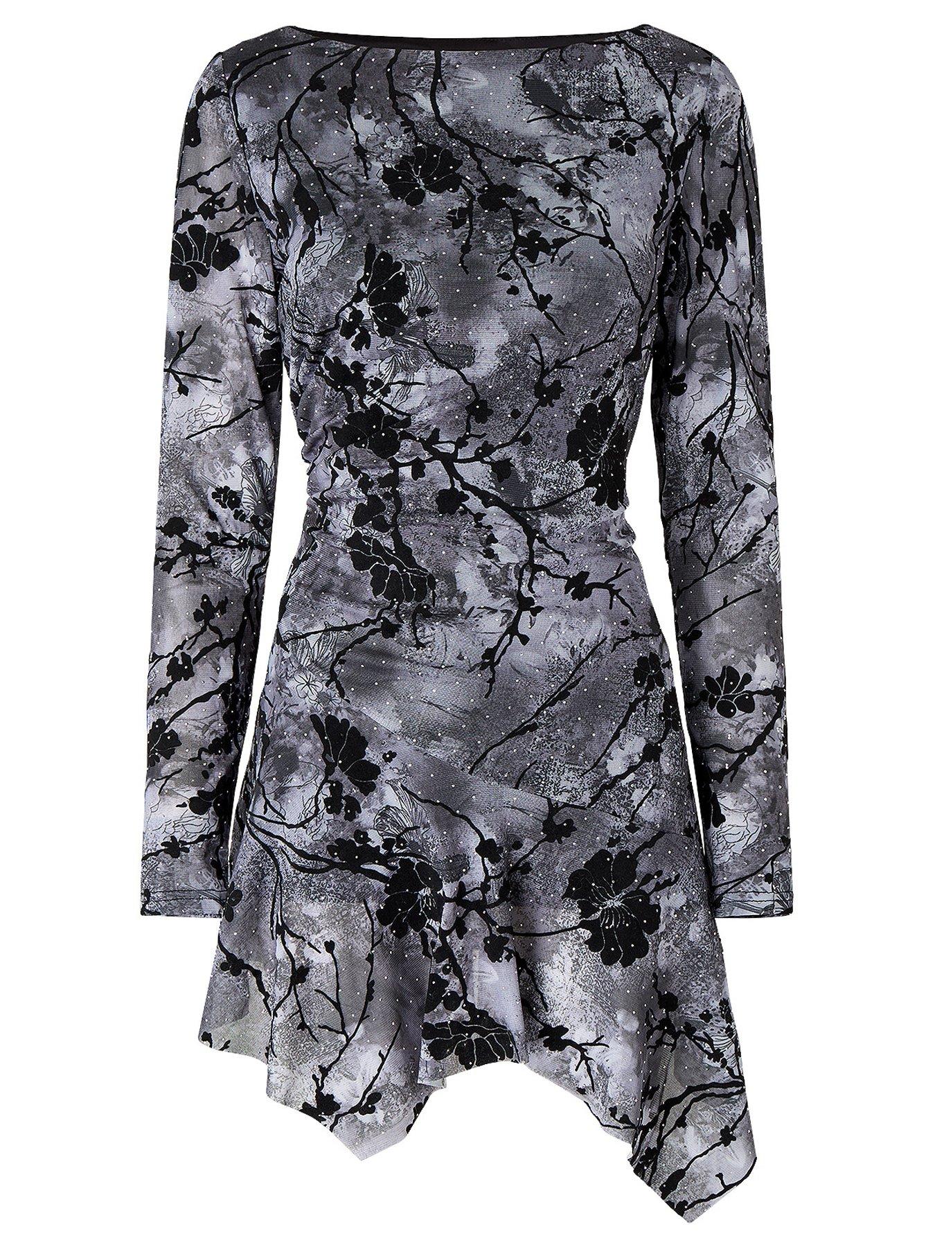 Image 7 of 7 of Joe Browns Flocked Sparkle Tunic Top With Asymmetric Hem