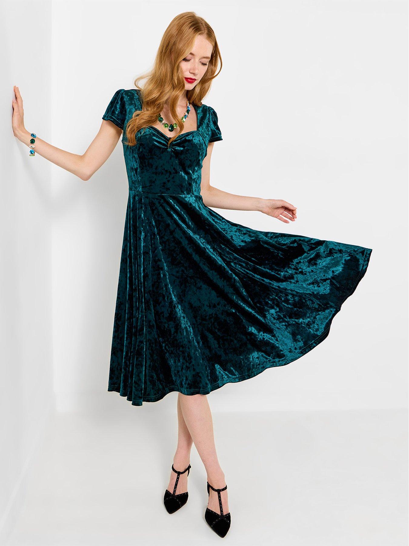 Image 4 of 7 of Joe Browns Loretta Vintage Velour Dress