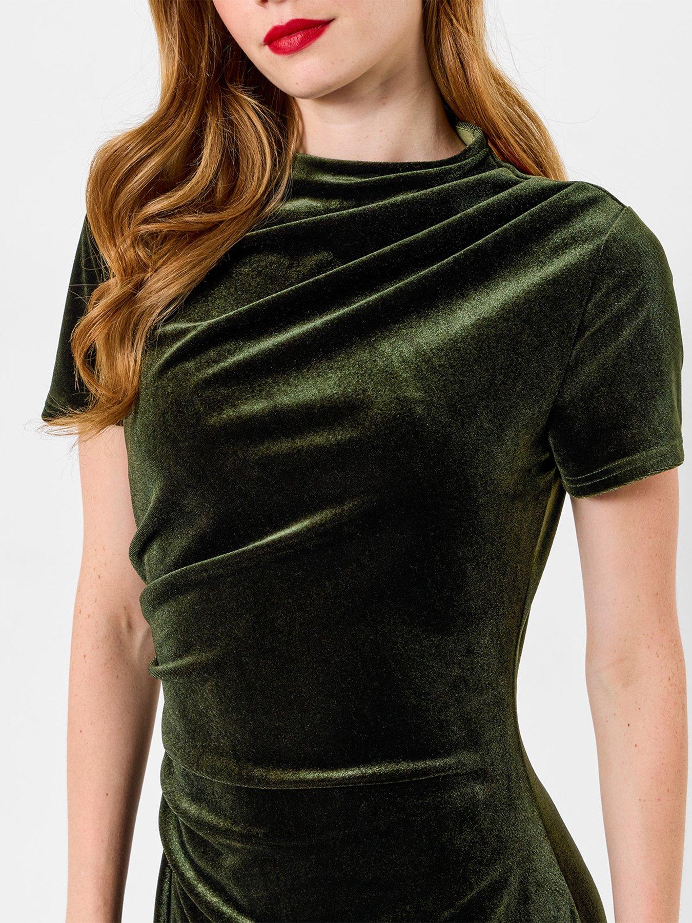 Image 4 of 5 of Joe Browns Isabella Gathered Velour Dress