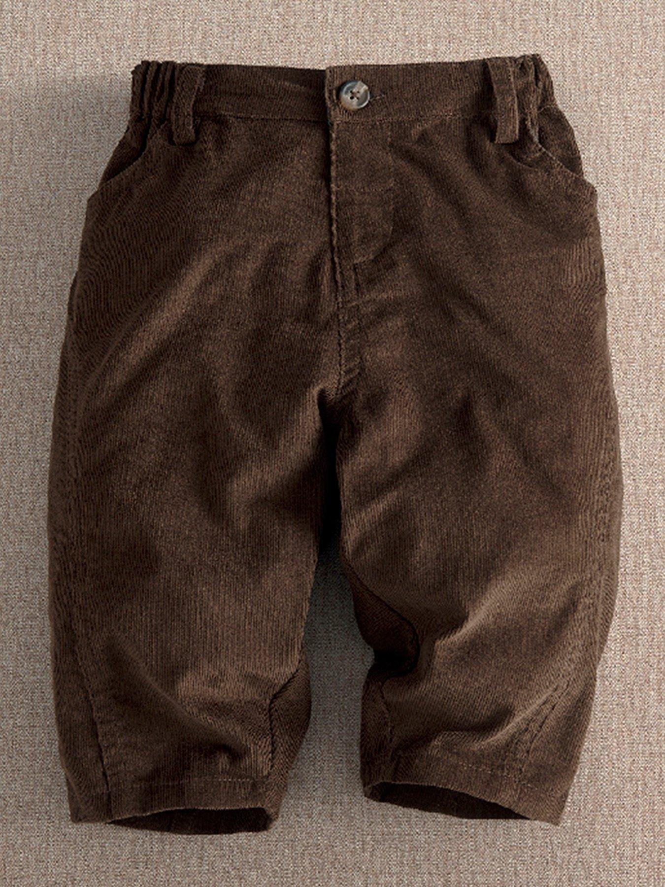 Image 1 of 3 of Mamas & Papas Baby Boys Balloon Leg Cord Pants - Brown